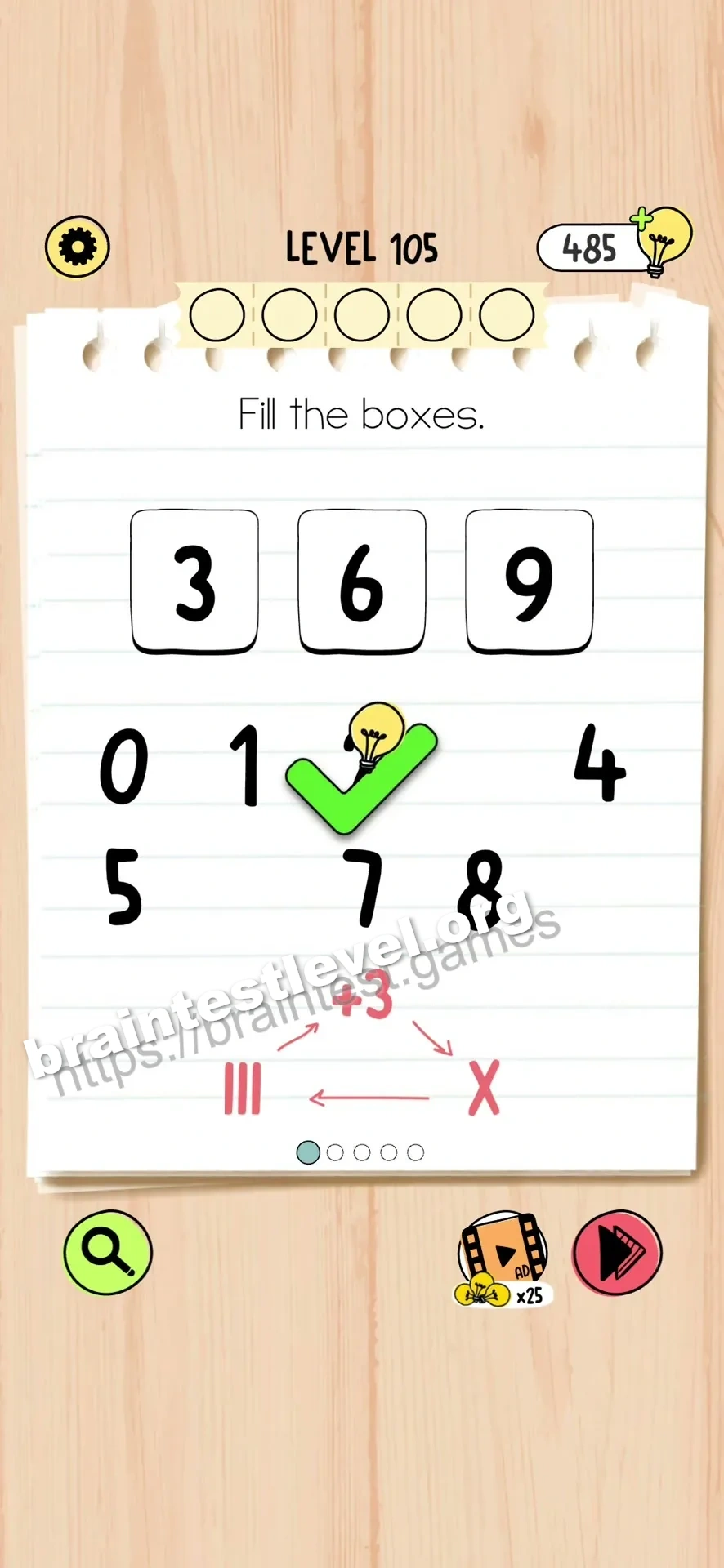 Level 105 screenshot