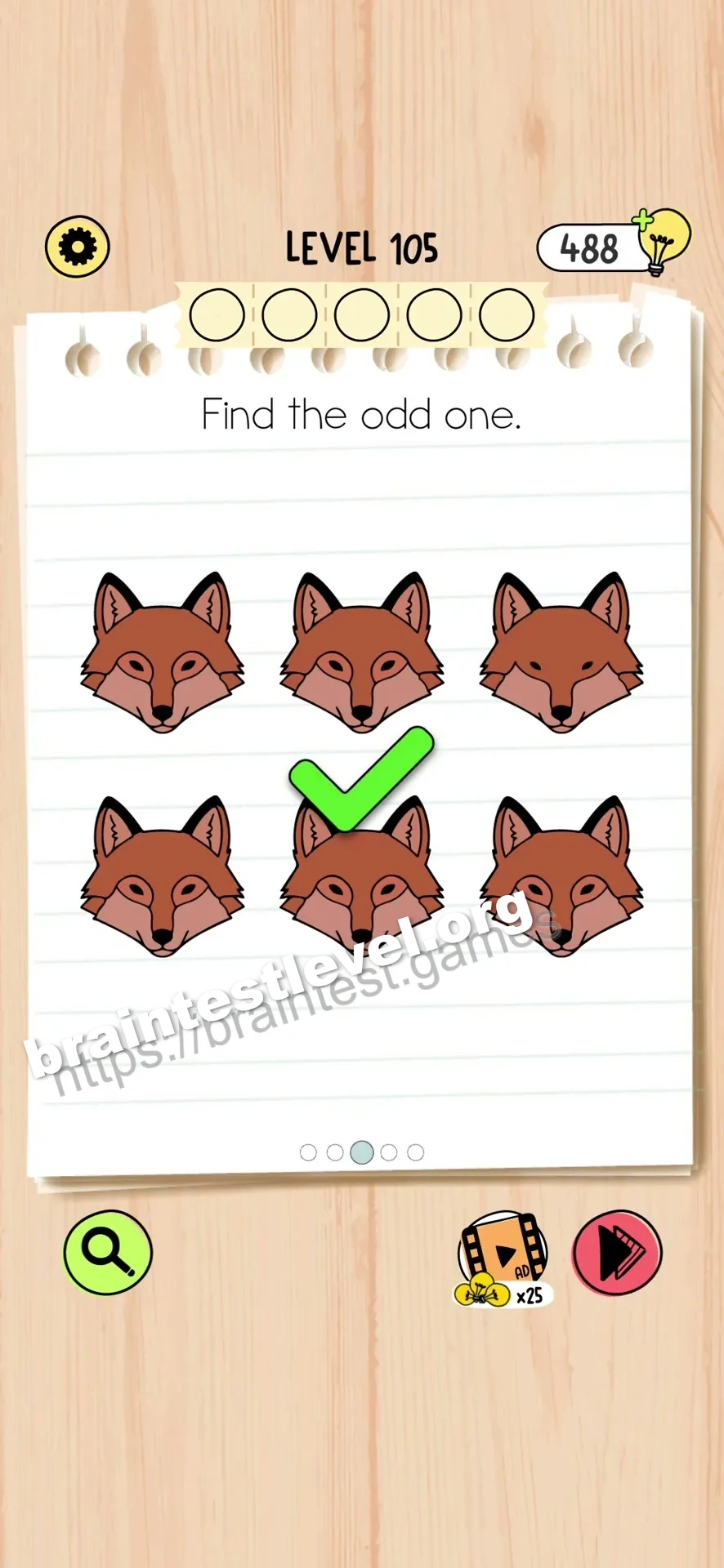 Brain Test 5 Level 105 scene 3 step 2
