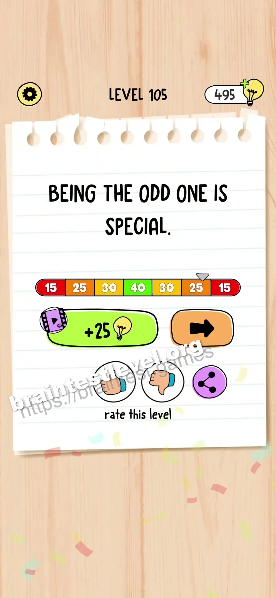 Brain Test 5 Level 105 scene 5 step 2