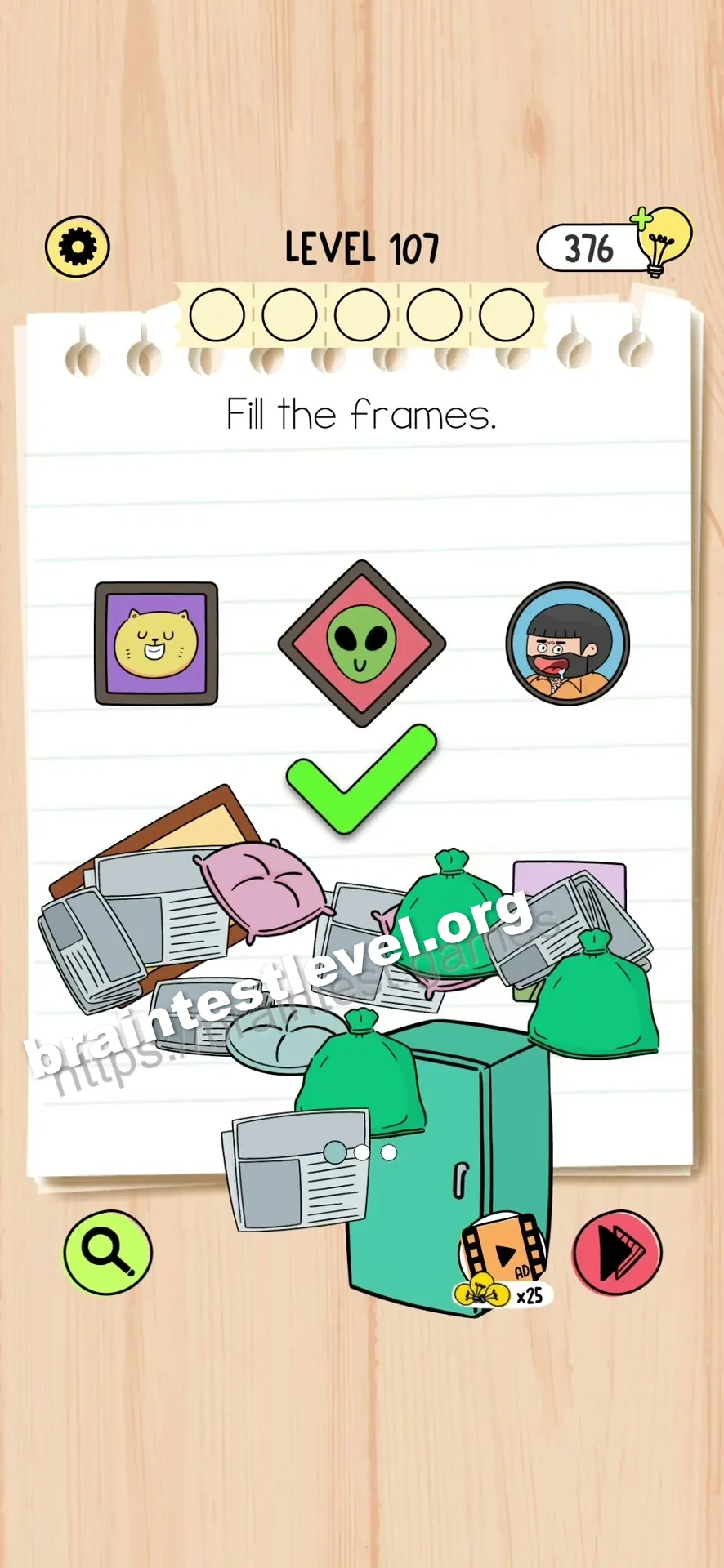 Level 107 screenshot