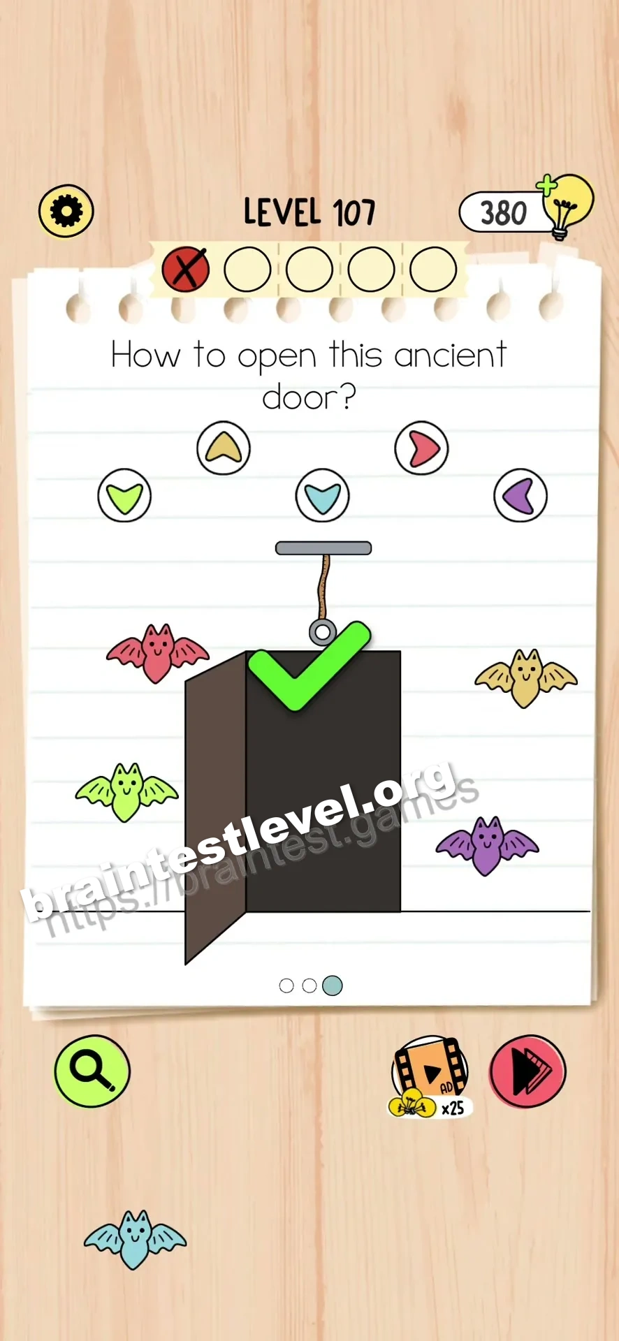 Brain Test 5 Level 107 scene 3 step 2
