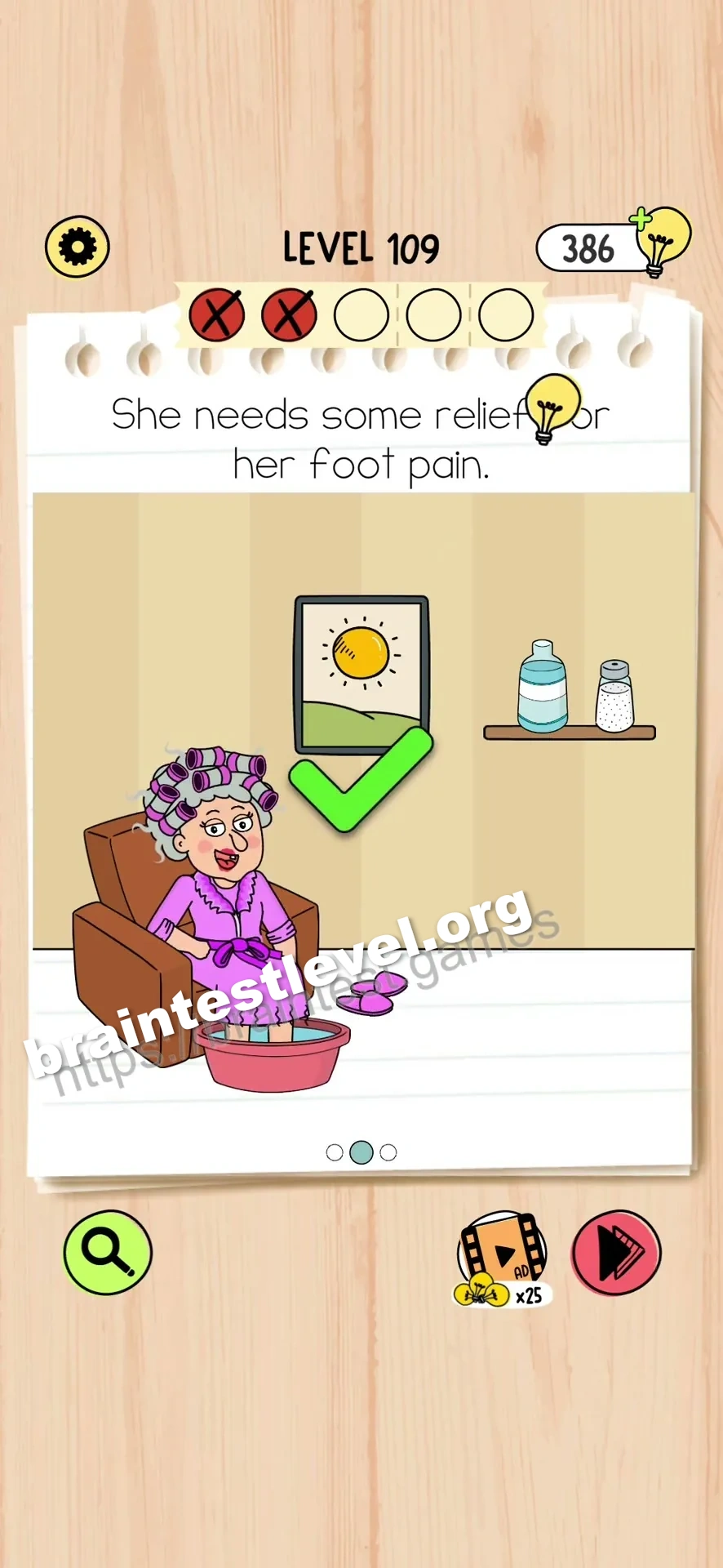 Brain Test 5 Level 109 scene 2 step 2
