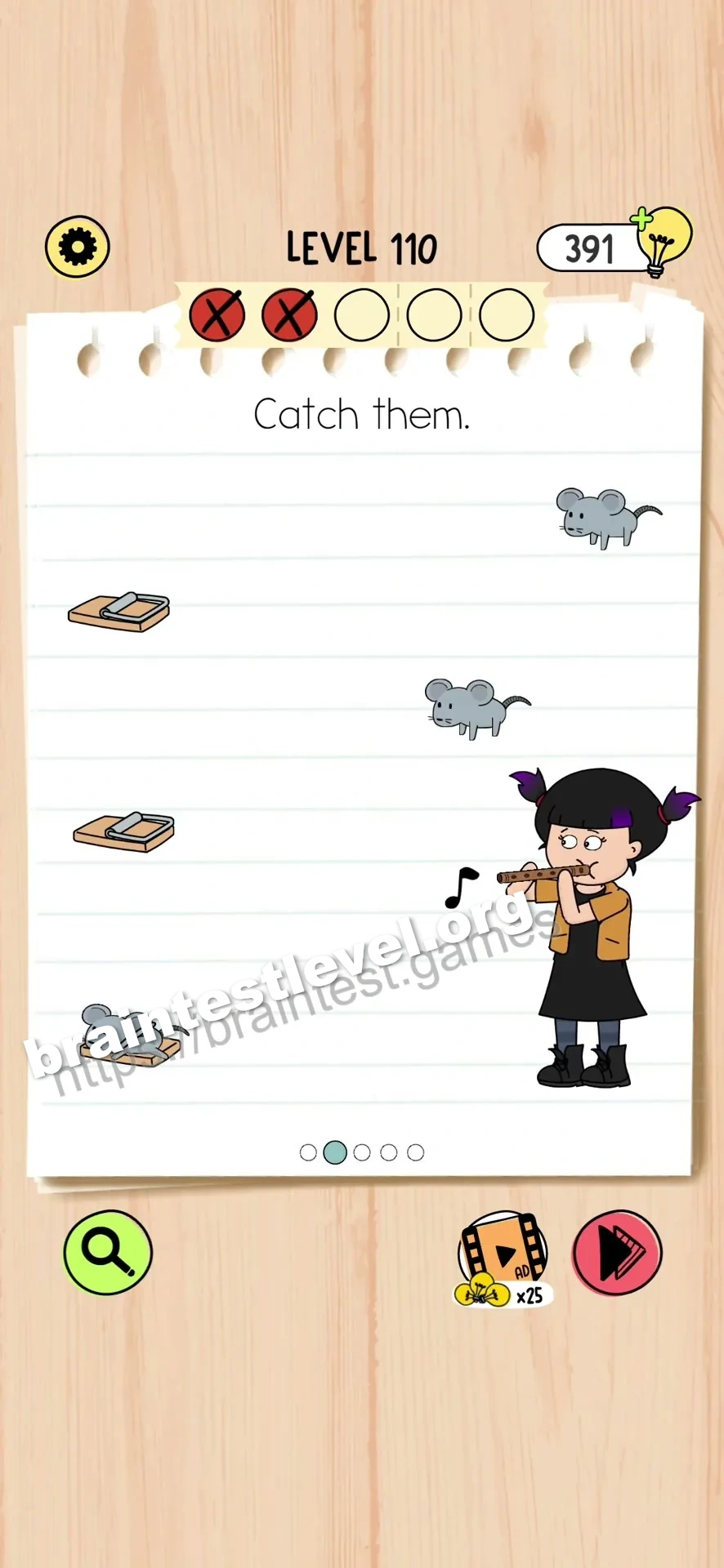 Brain Test 5 Level 110 screenshot 2