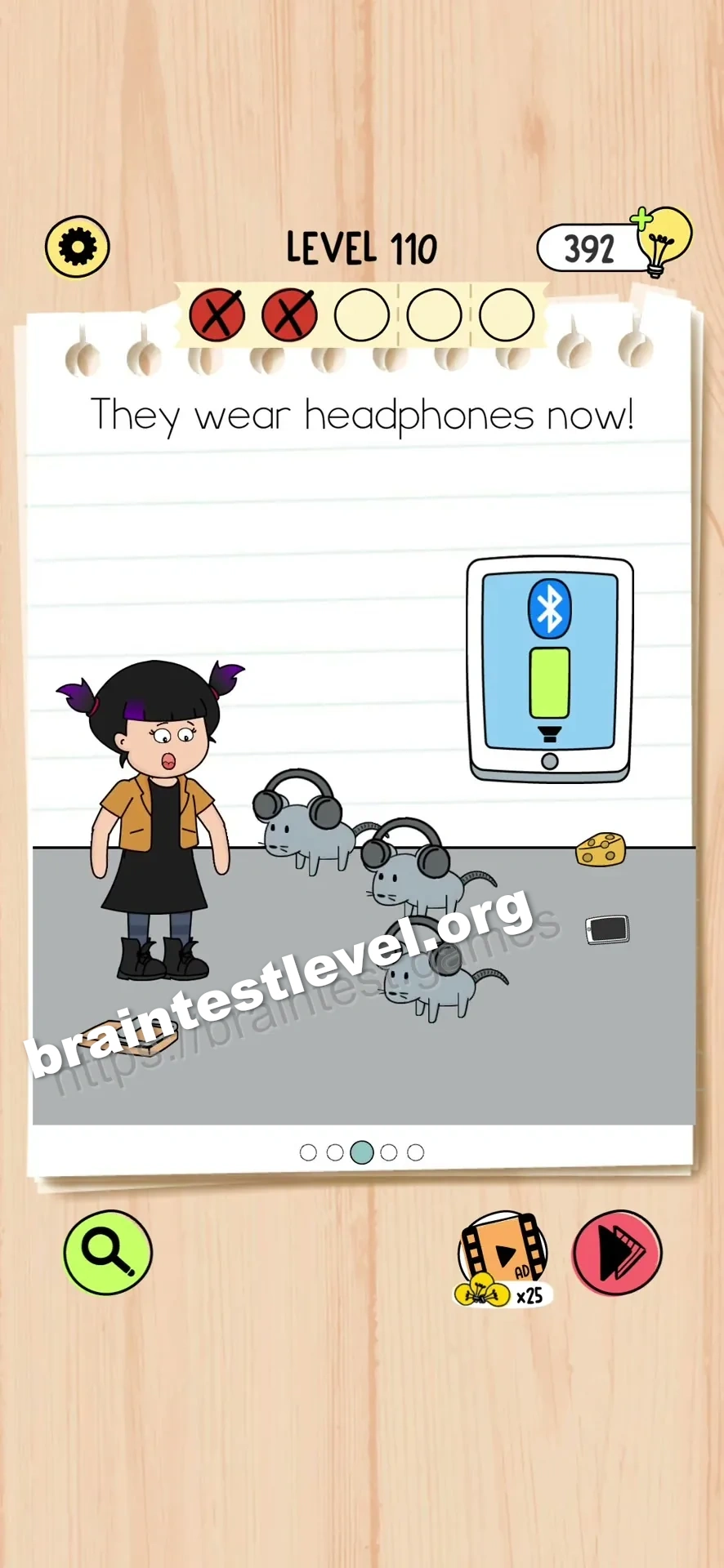 Brain Test 5 Level 110 screenshot 3