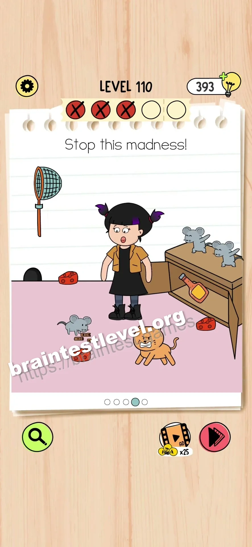 Brain Test 5 Level 110 screenshot 4