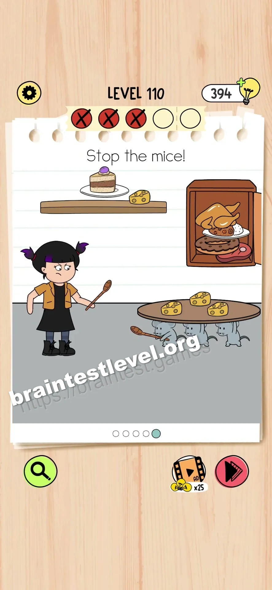 Brain Test 5 Level 110 screenshot 5