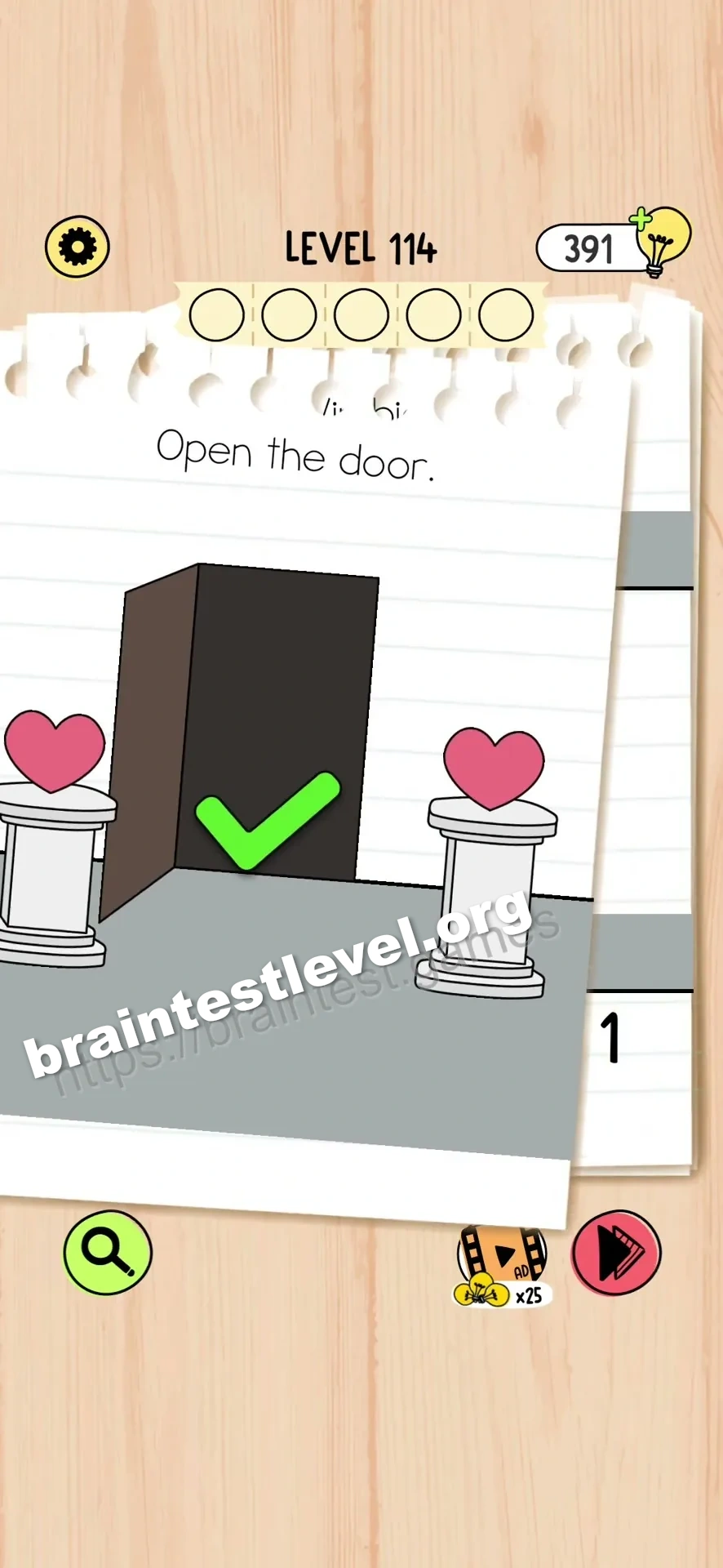 Brain Test 5 Level 114 scene 1 step 2