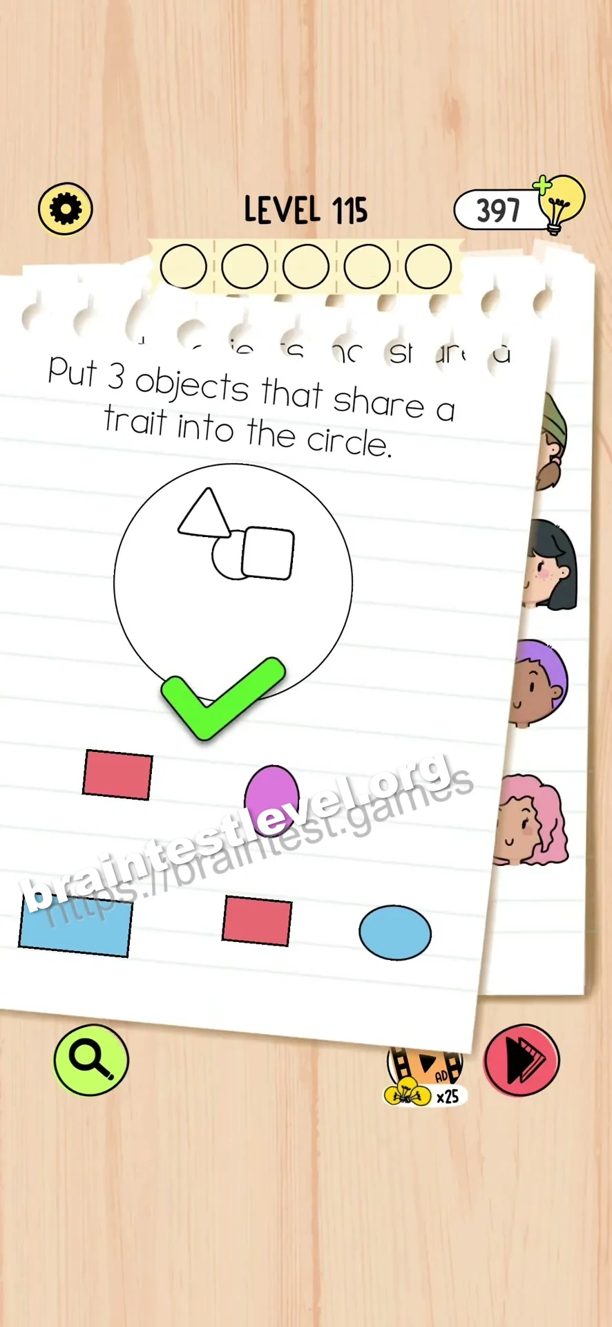 Brain Test 5 Level 115 scene 1 step 2