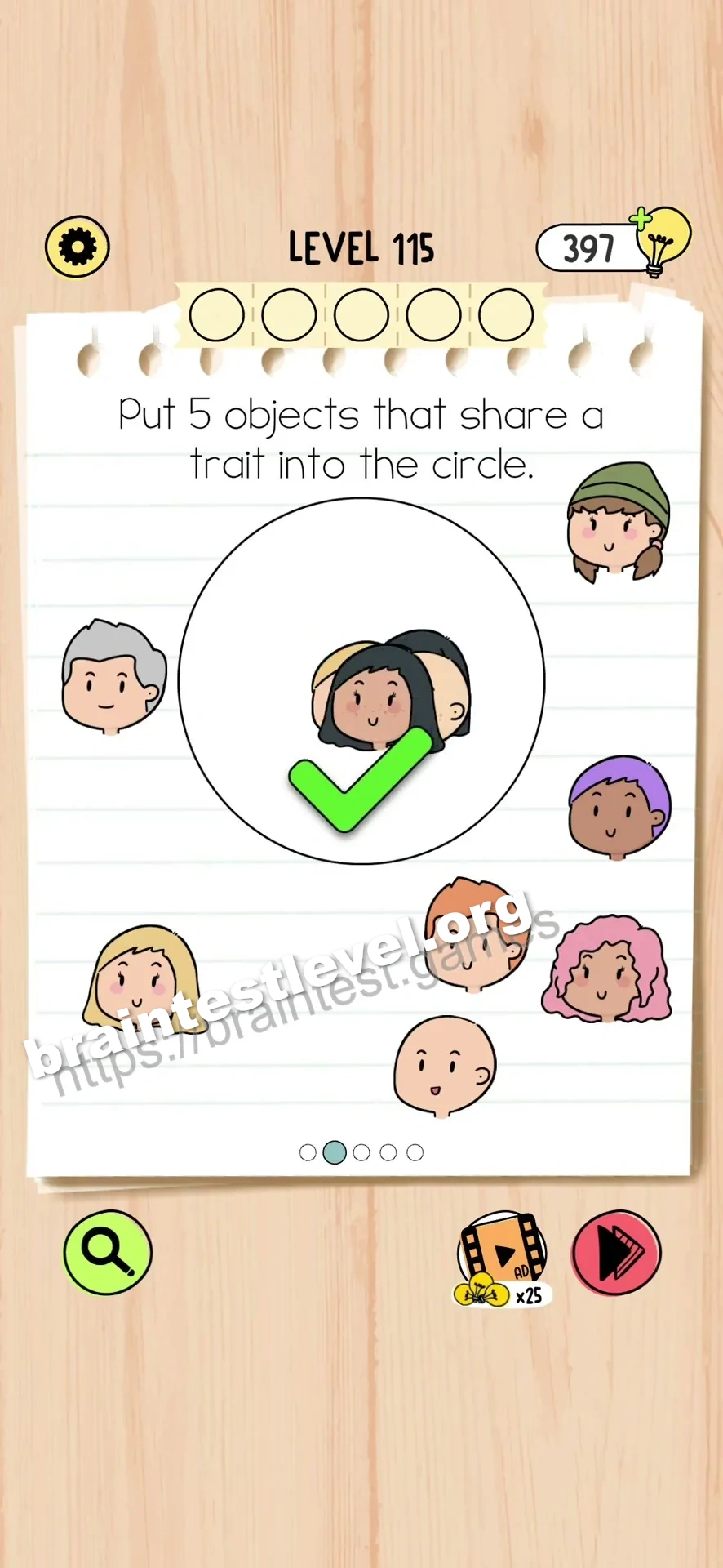 Brain Test 5 Level 115 scene 2 step 2
