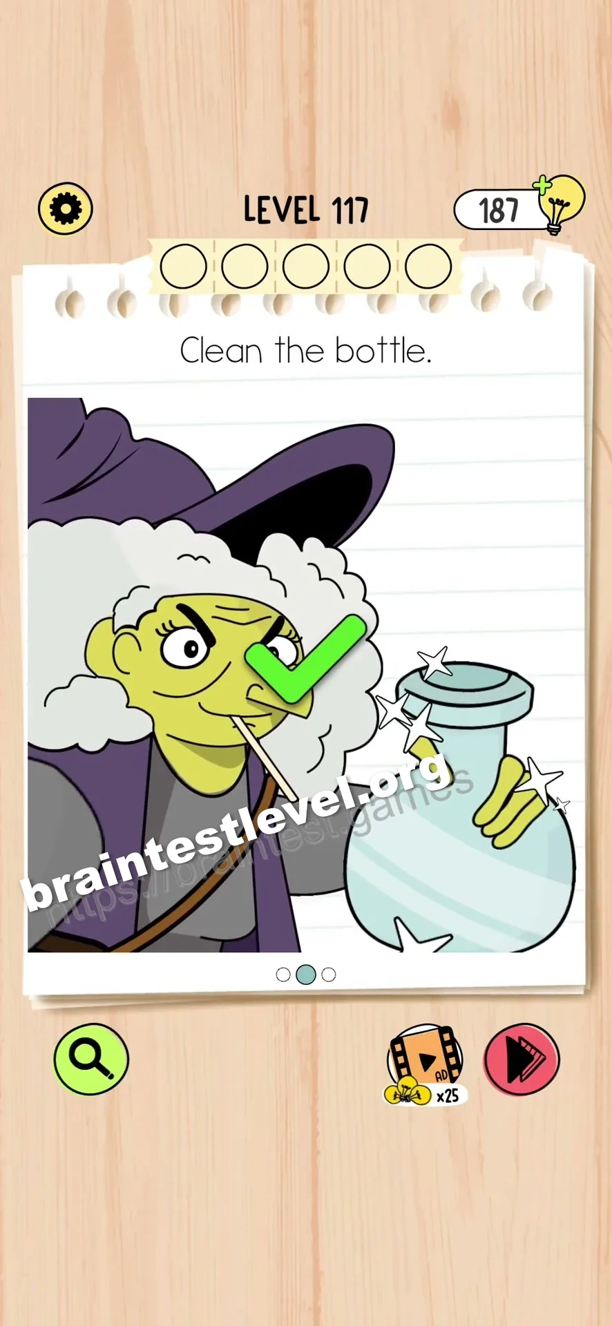 Brain Test 5 Level 117 scene 2 step 2