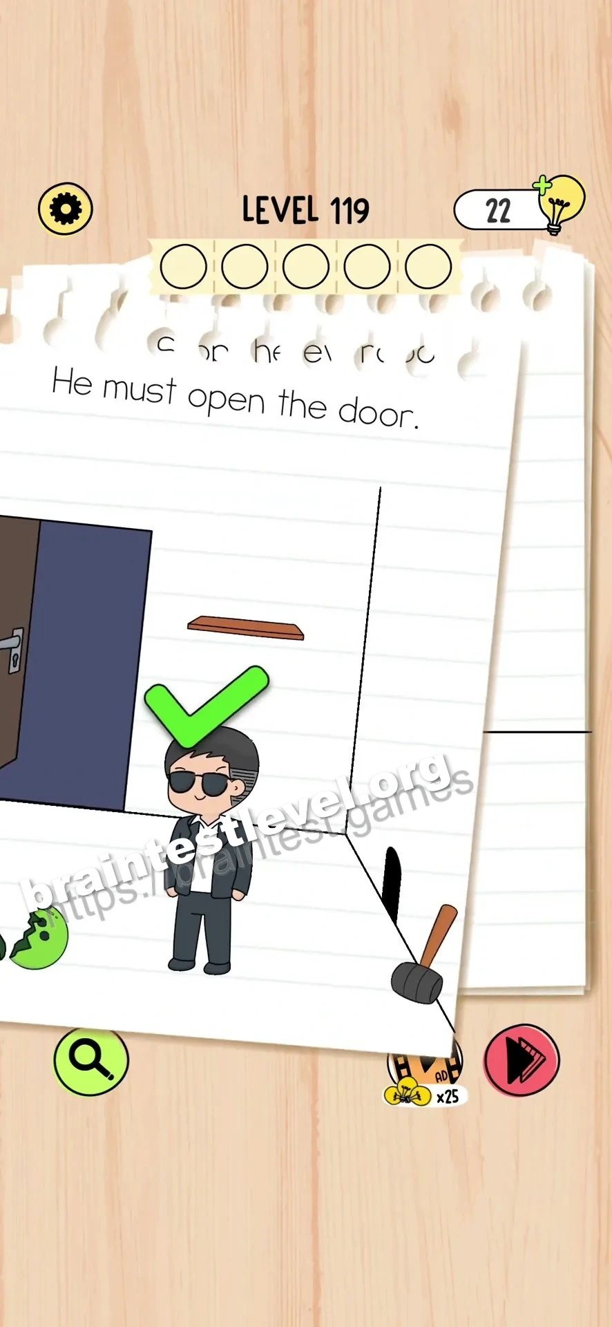 Brain Test 5 Level 119 scene 1 step 2