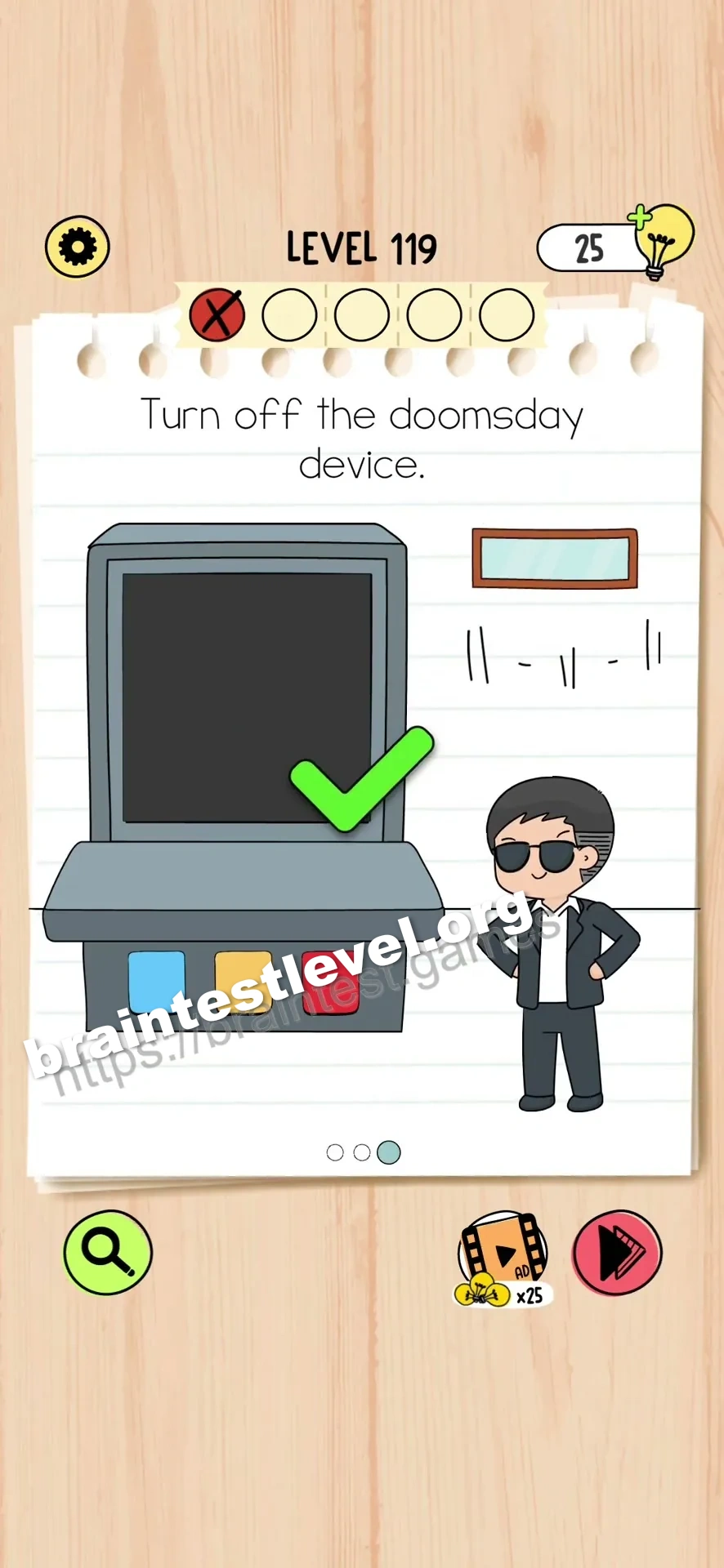 Brain Test 5 Level 119 scene 3 step 2