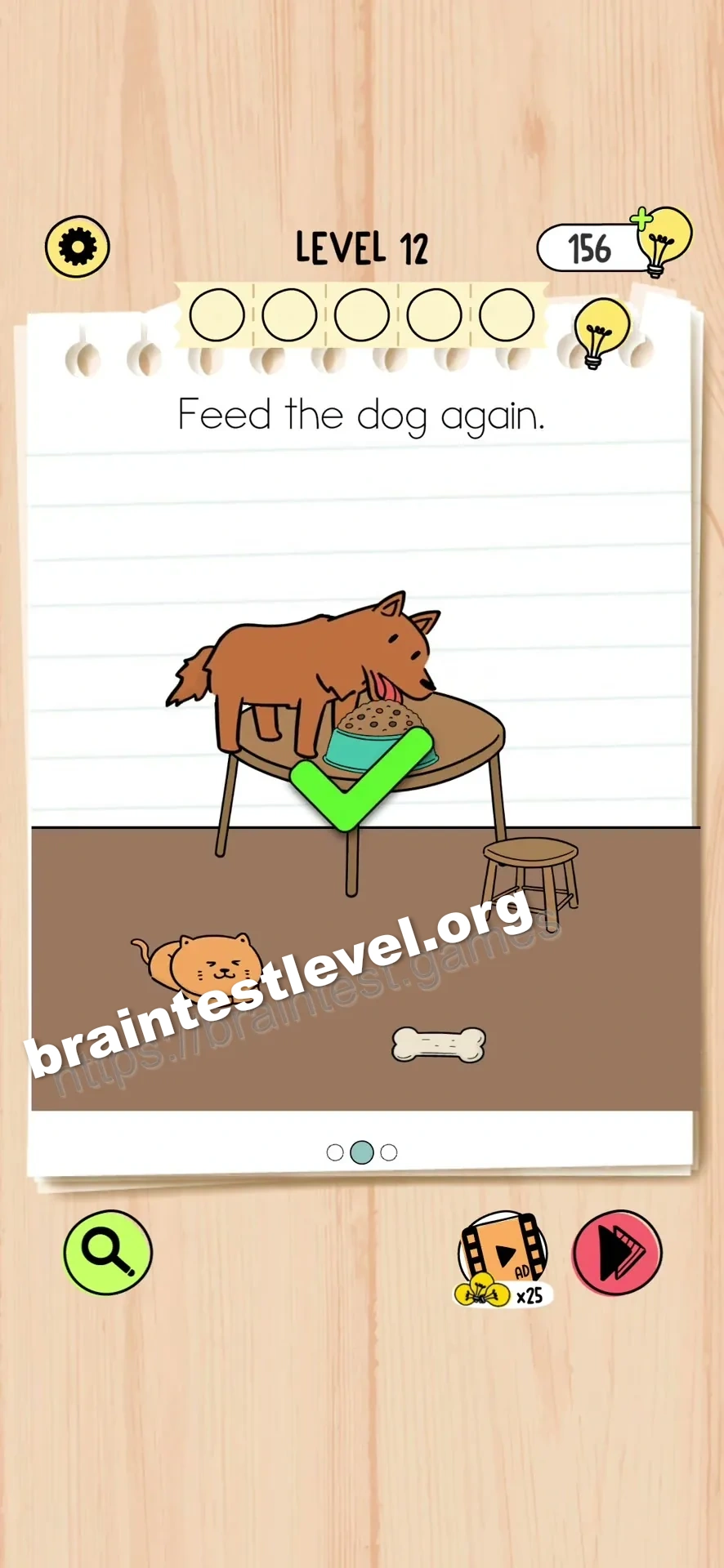 Brain Test 5 Level 12 scene 2 step 2