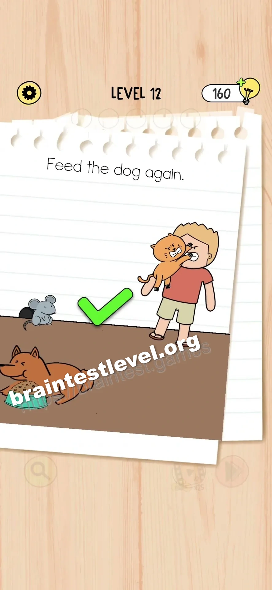 Brain Test 5 Level 12 scene 3 step 2