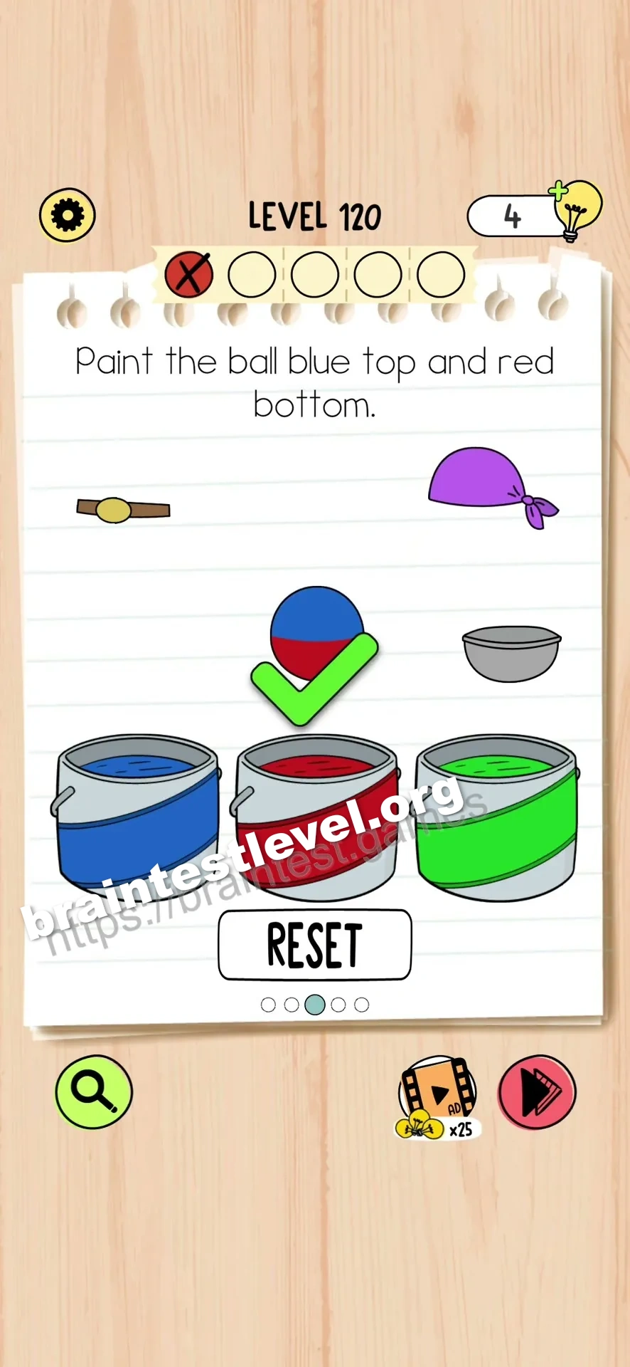 Brain Test 5 Level 120 scene 3 step 2