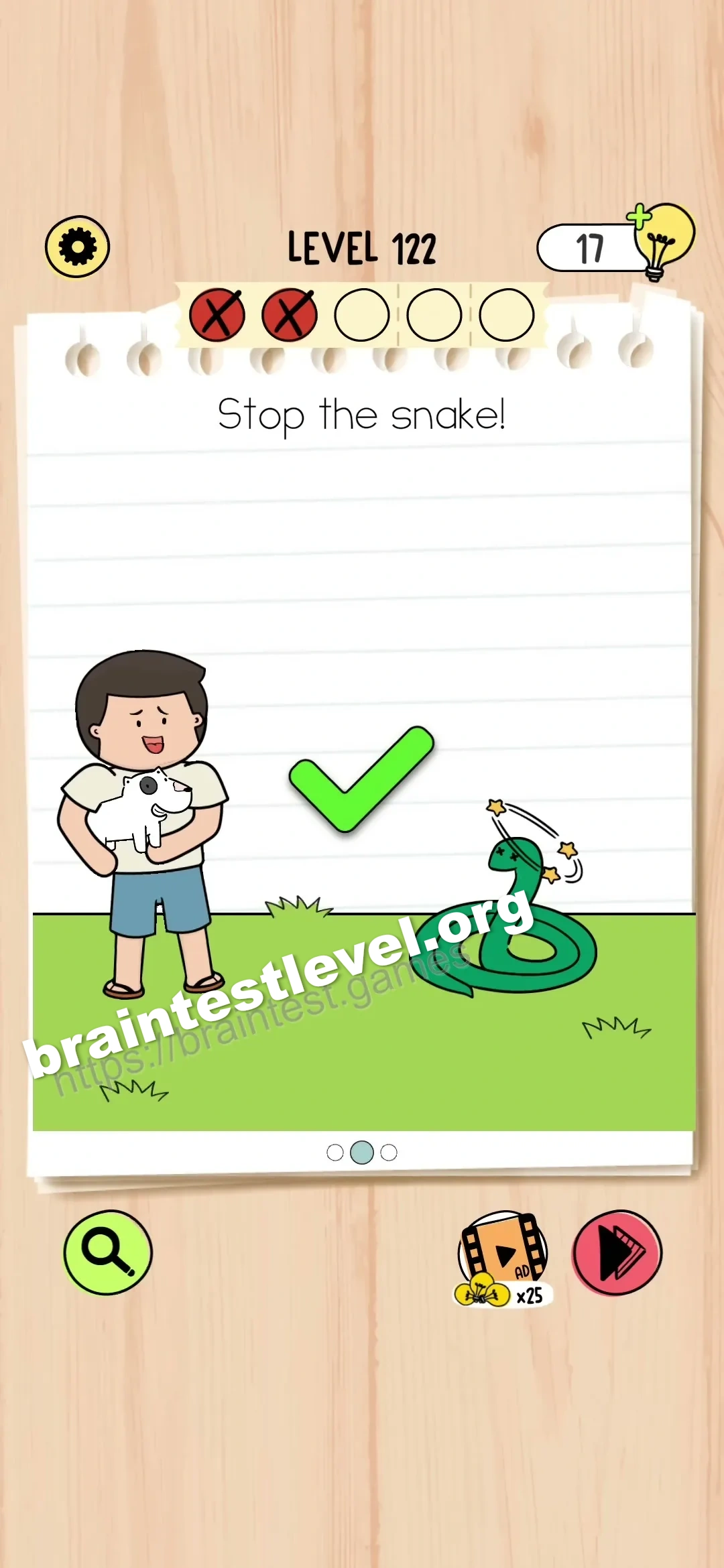 Brain Test 5 Level 122 scene 2 step 2