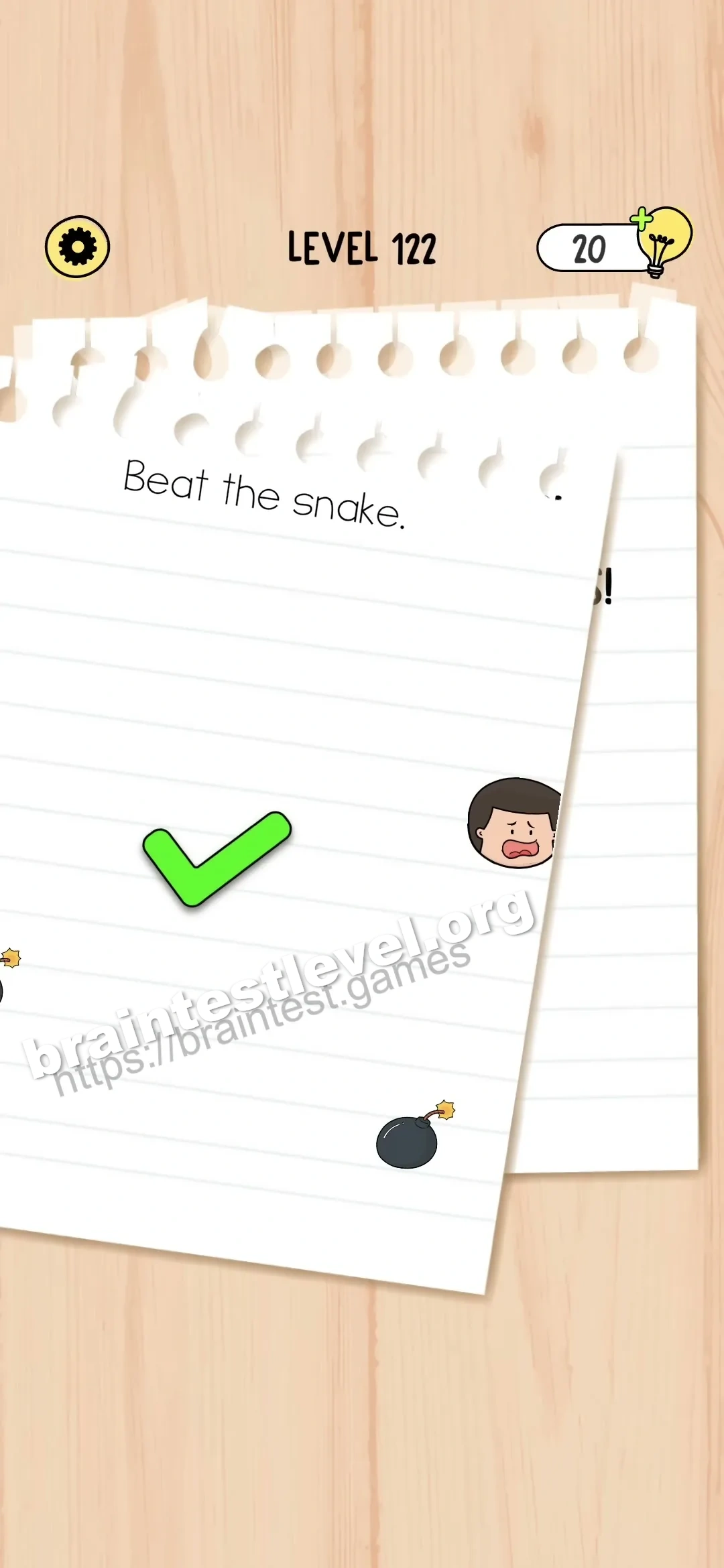 Brain Test 5 Level 122 scene 3 step 2