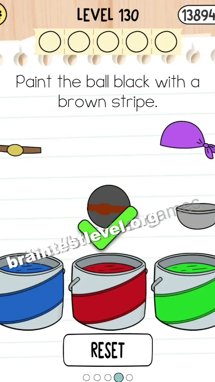 Brain Test 5 Level 130 scene 4 step 2
