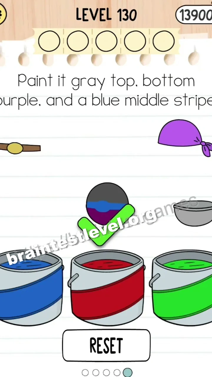 Brain Test 5 Level 130 scene 5 step 2