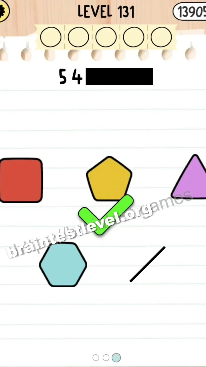 Brain Test 5 Level 131 scene 3 step 1
