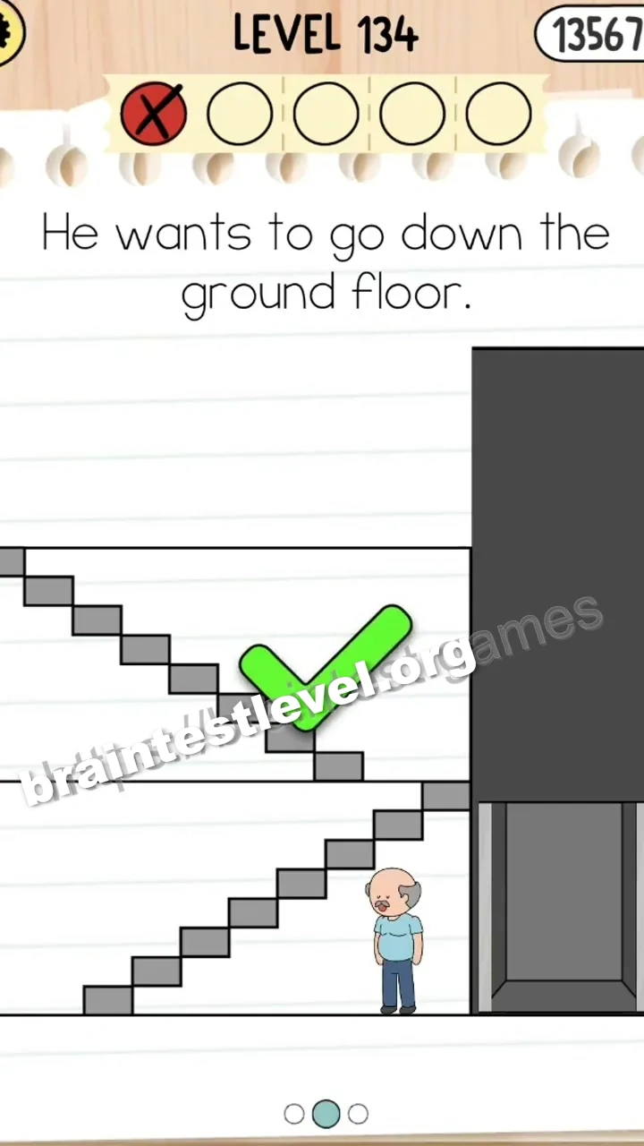 Brain Test 5 Level 134 scene 2 step 2