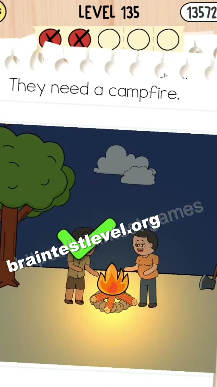 Brain Test 5 Level 135 scene 2 step 2