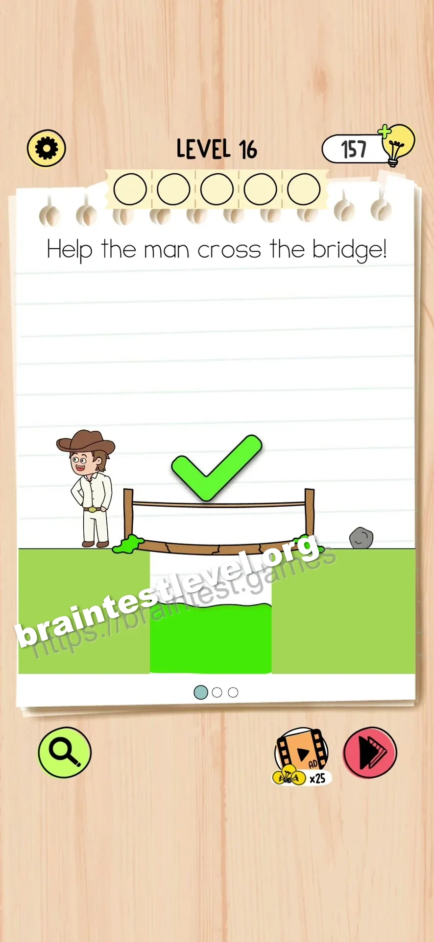 Brain Test 5 Level 16 scene 1 step 2