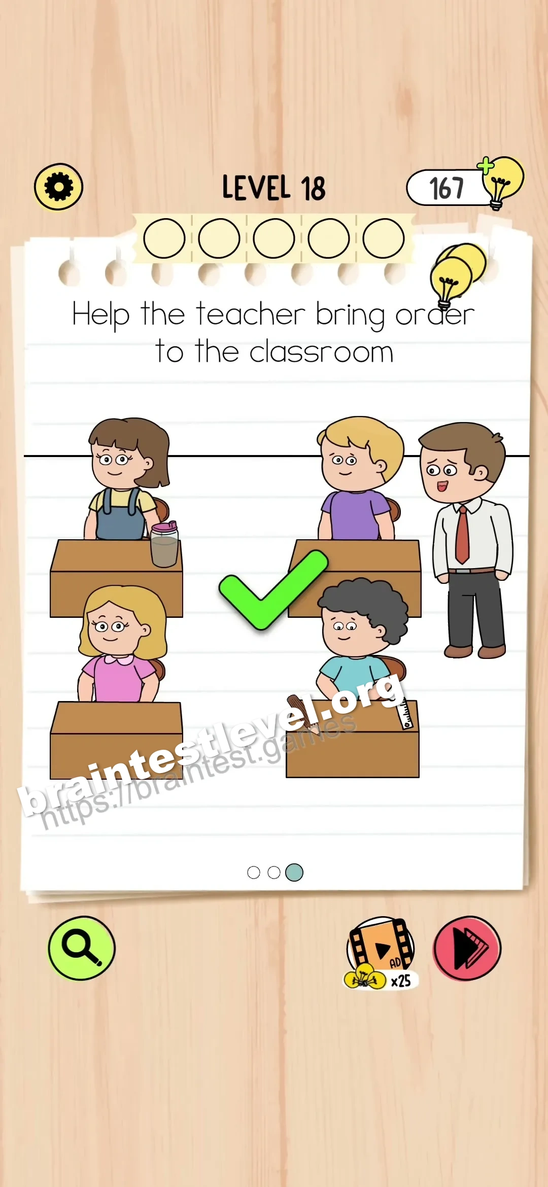 Brain Test 5 Level 18 scene 3 step 2