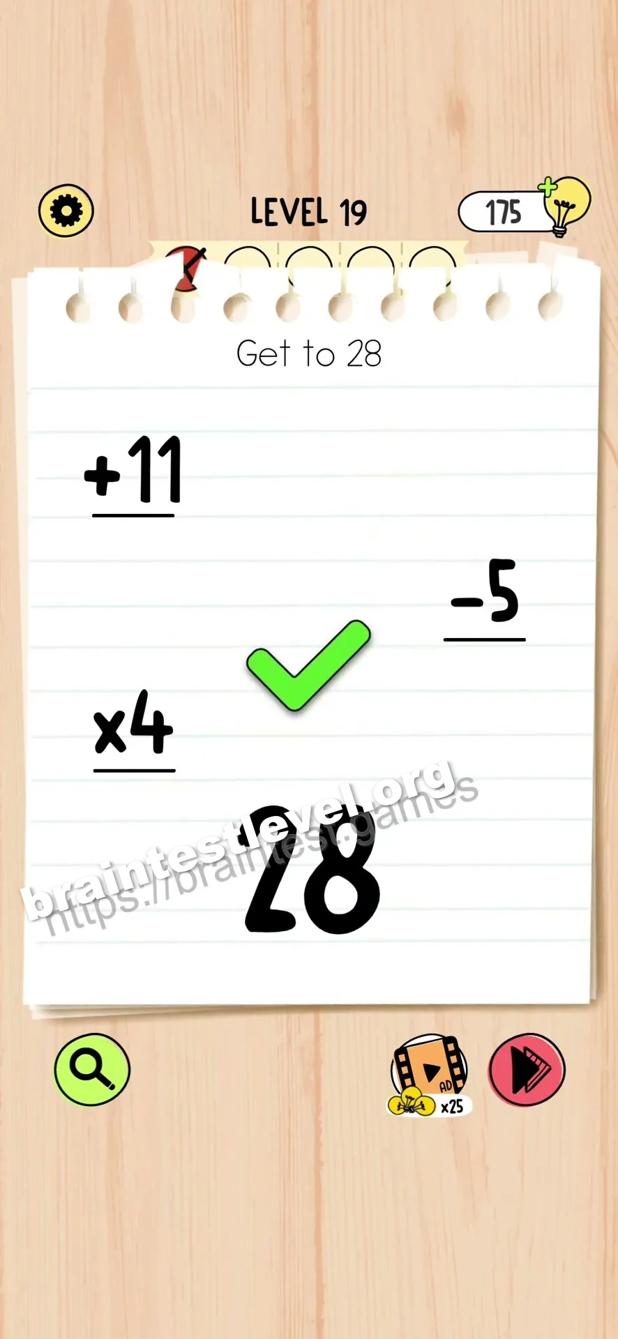 Brain Test 5 Level 19 scene 3 step 2