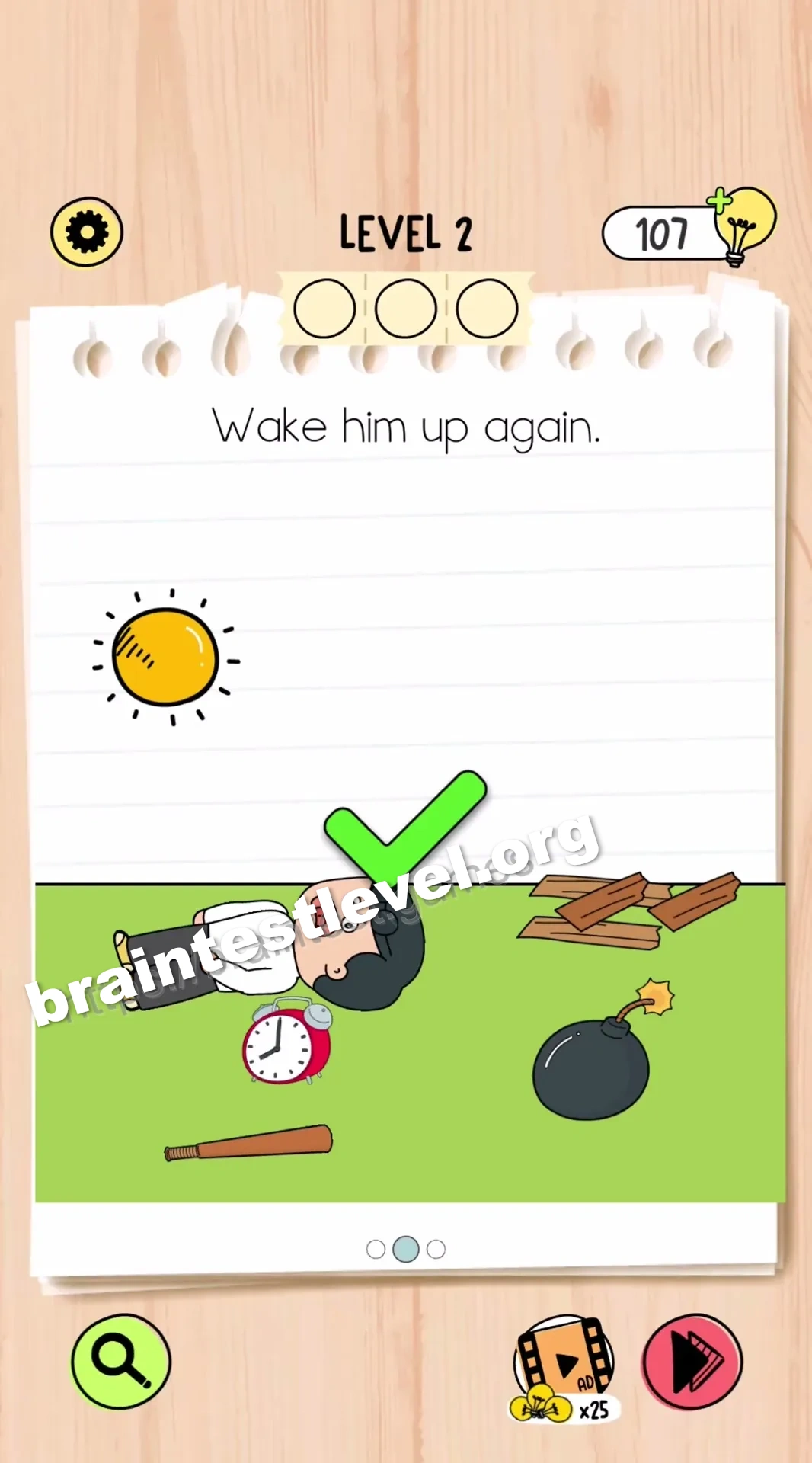 Brain Test 5 Level 2 scene 2 step 2