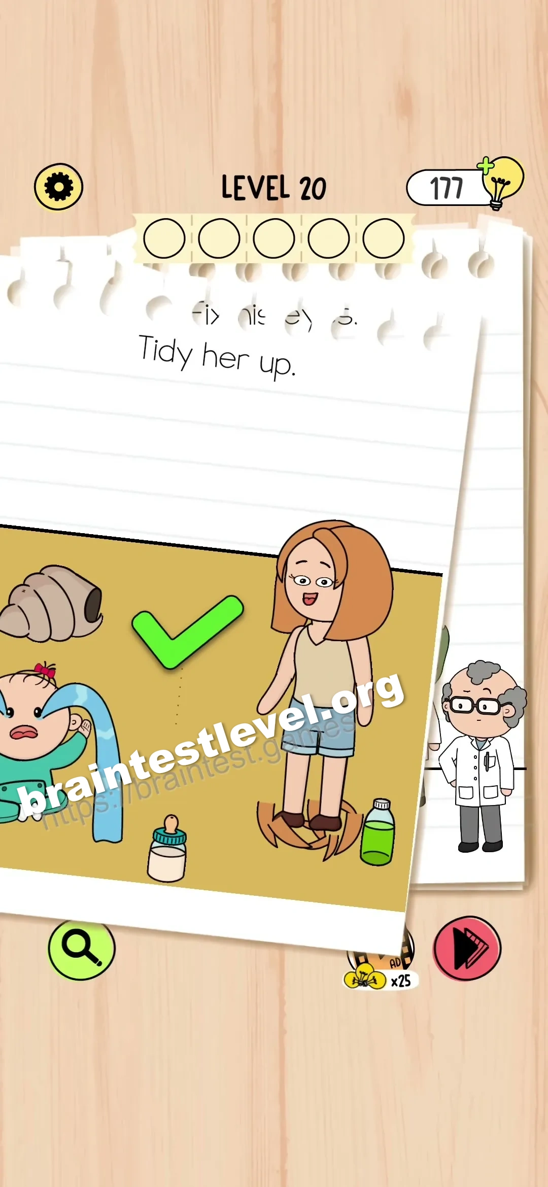 Brain Test 5 Level 20 scene 2 step 2