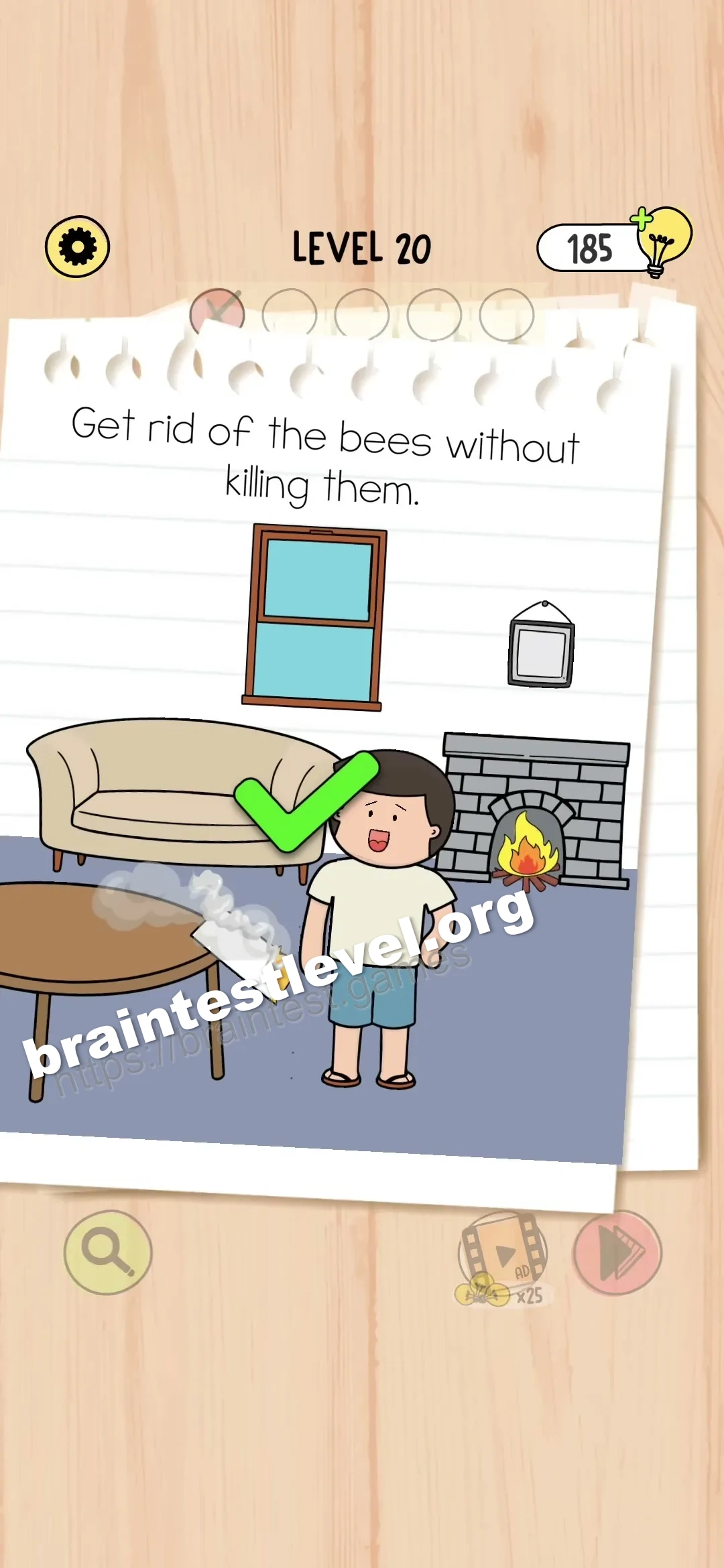 Brain Test 5 Level 20 scene 5 step 2