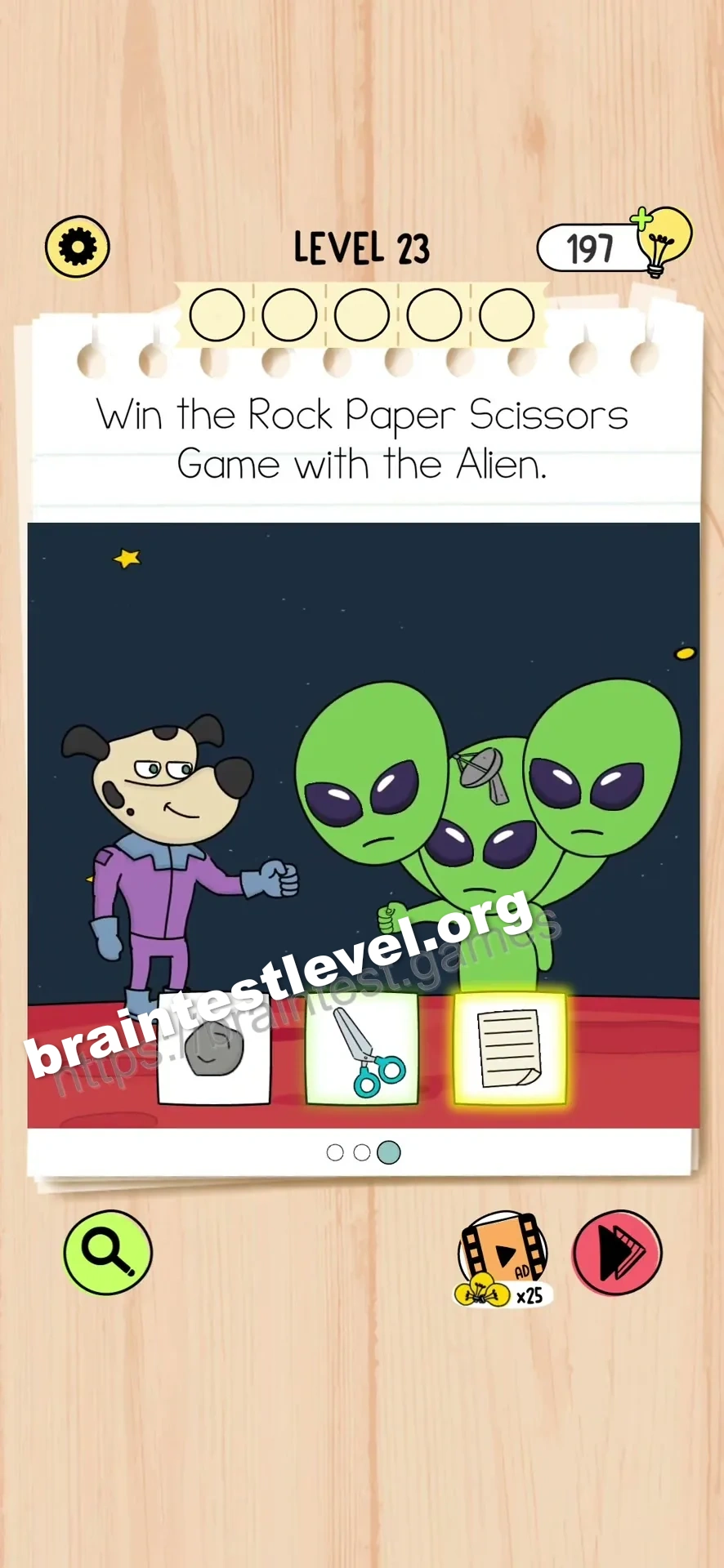 Brain Test 5 Level 23 scene 3 step 1