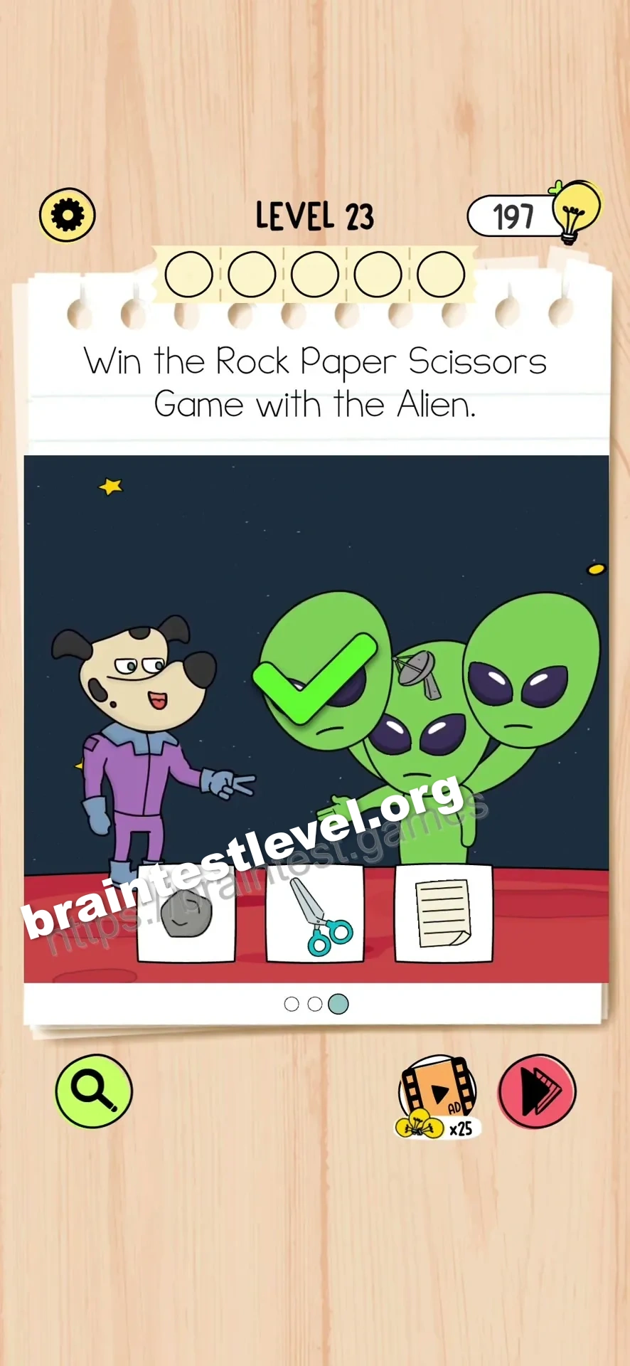 Brain Test 5 Level 23 scene 3 step 2