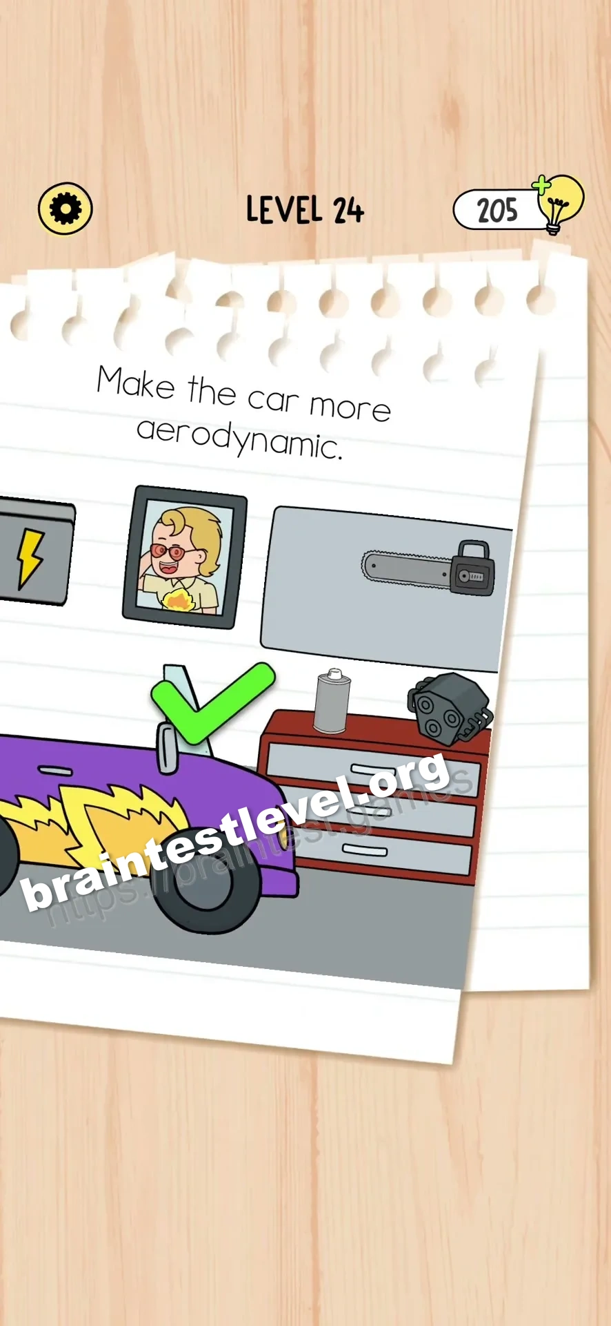 Brain Test 5 Level 24 scene 3 step 2