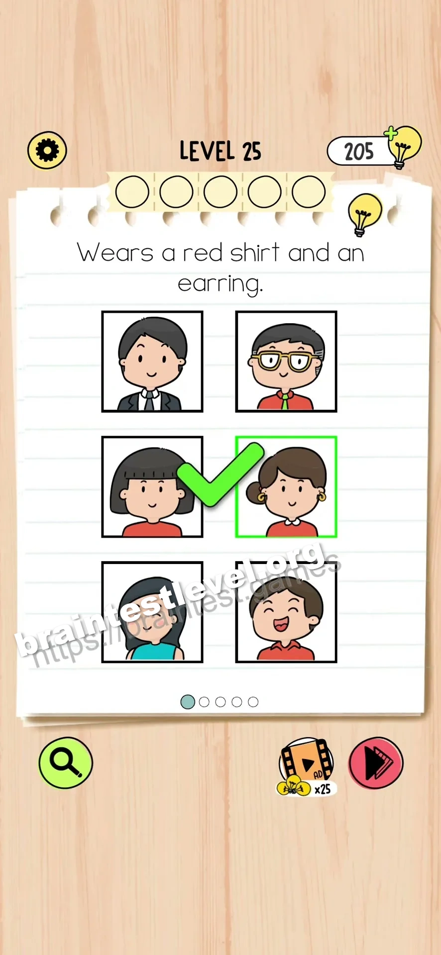 Brain Test 5 Level 25 scene 1 step 2