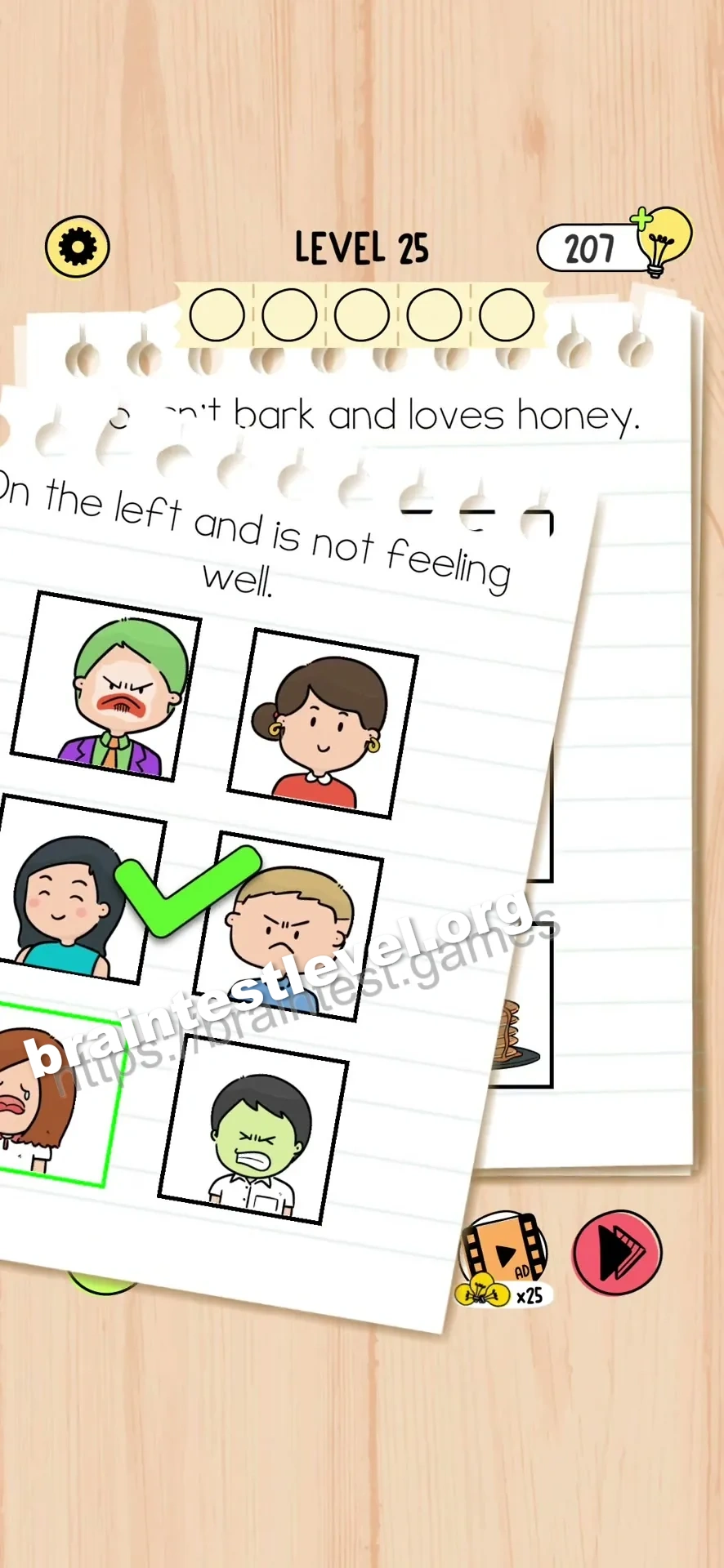 Brain Test 5 Level 25 scene 2 step 2