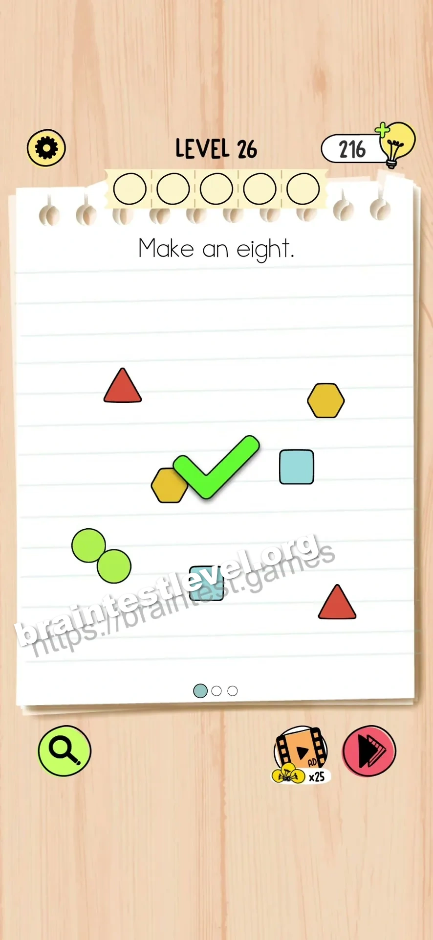 Brain Test 5 Level 26 scene 1 step 2