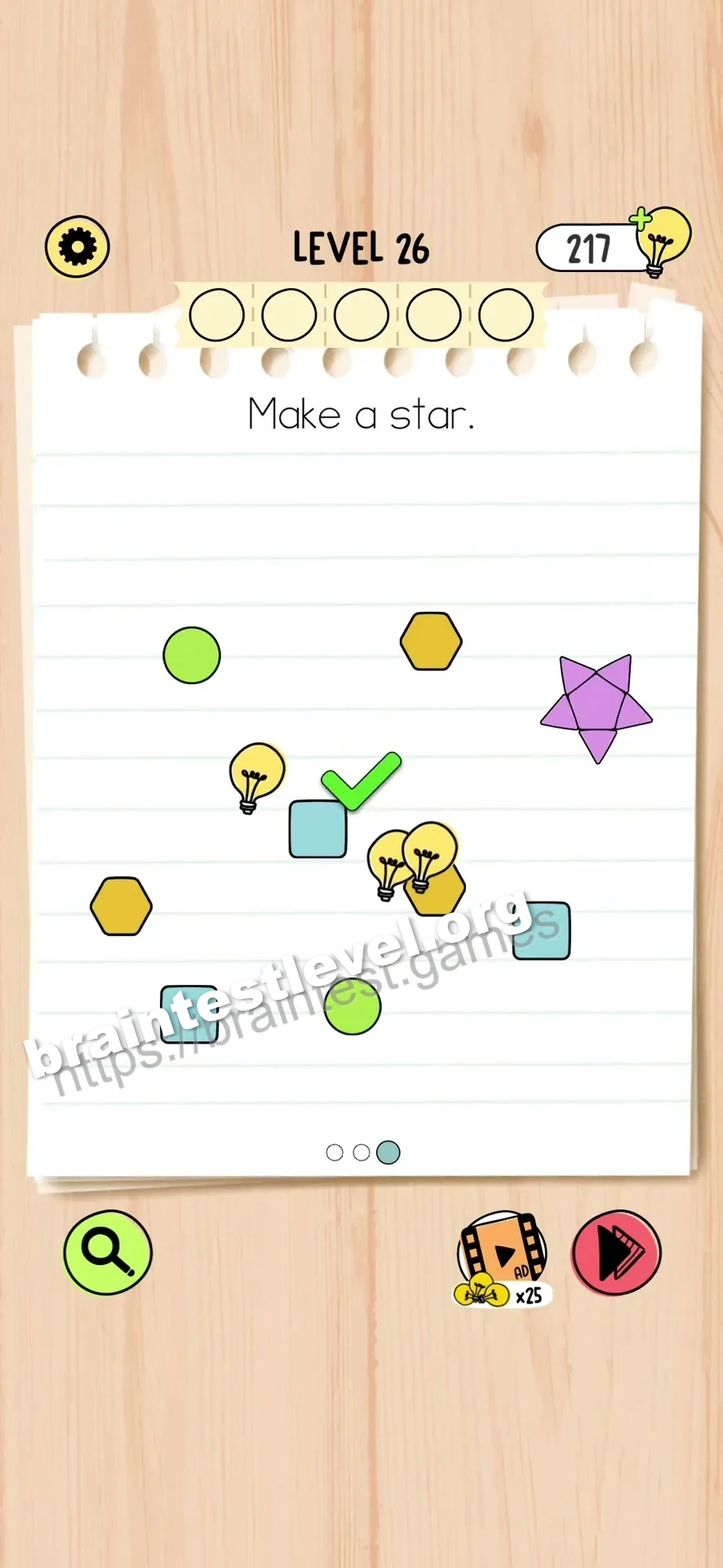 Brain Test 5 Level 26 scene 3 step 1