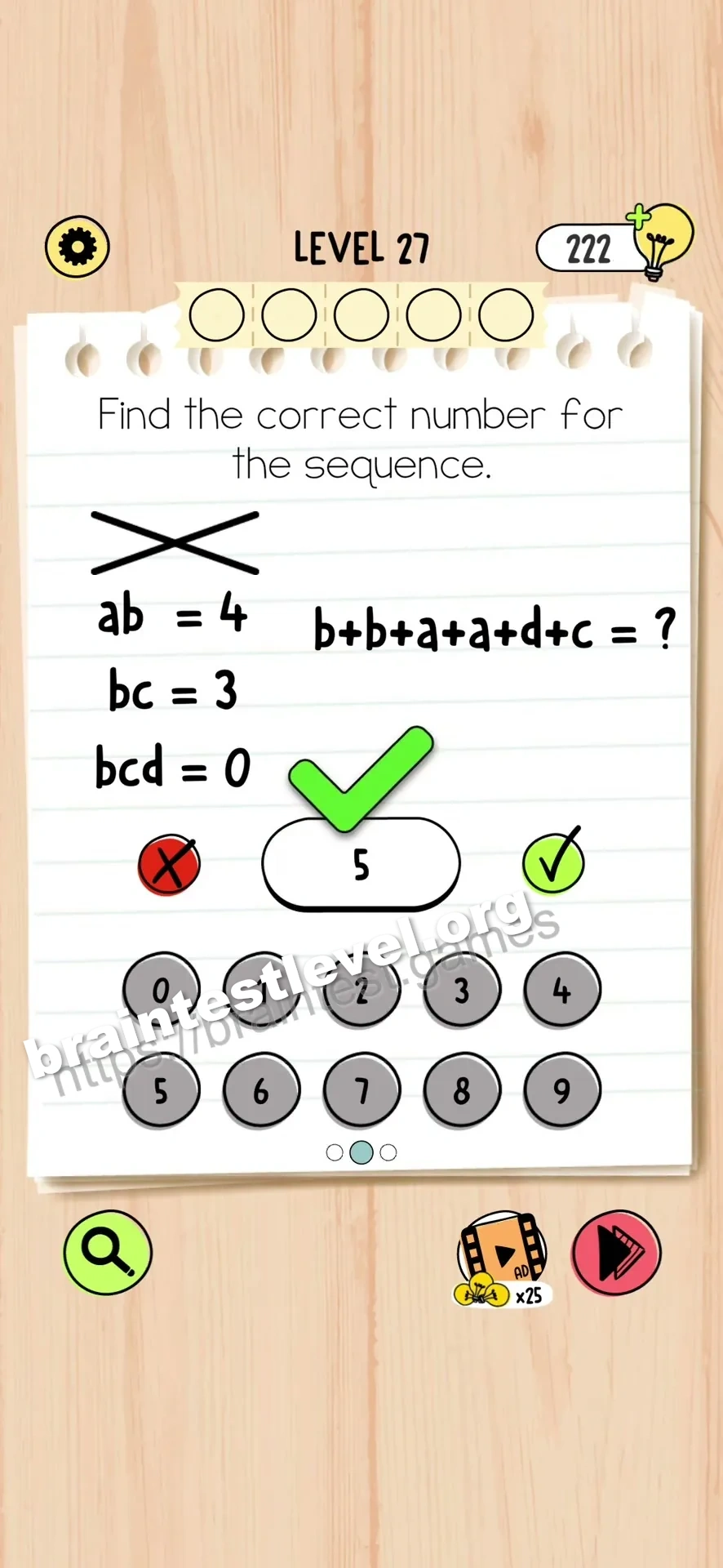 Brain Test 5 Level 27 scene 2 step 2