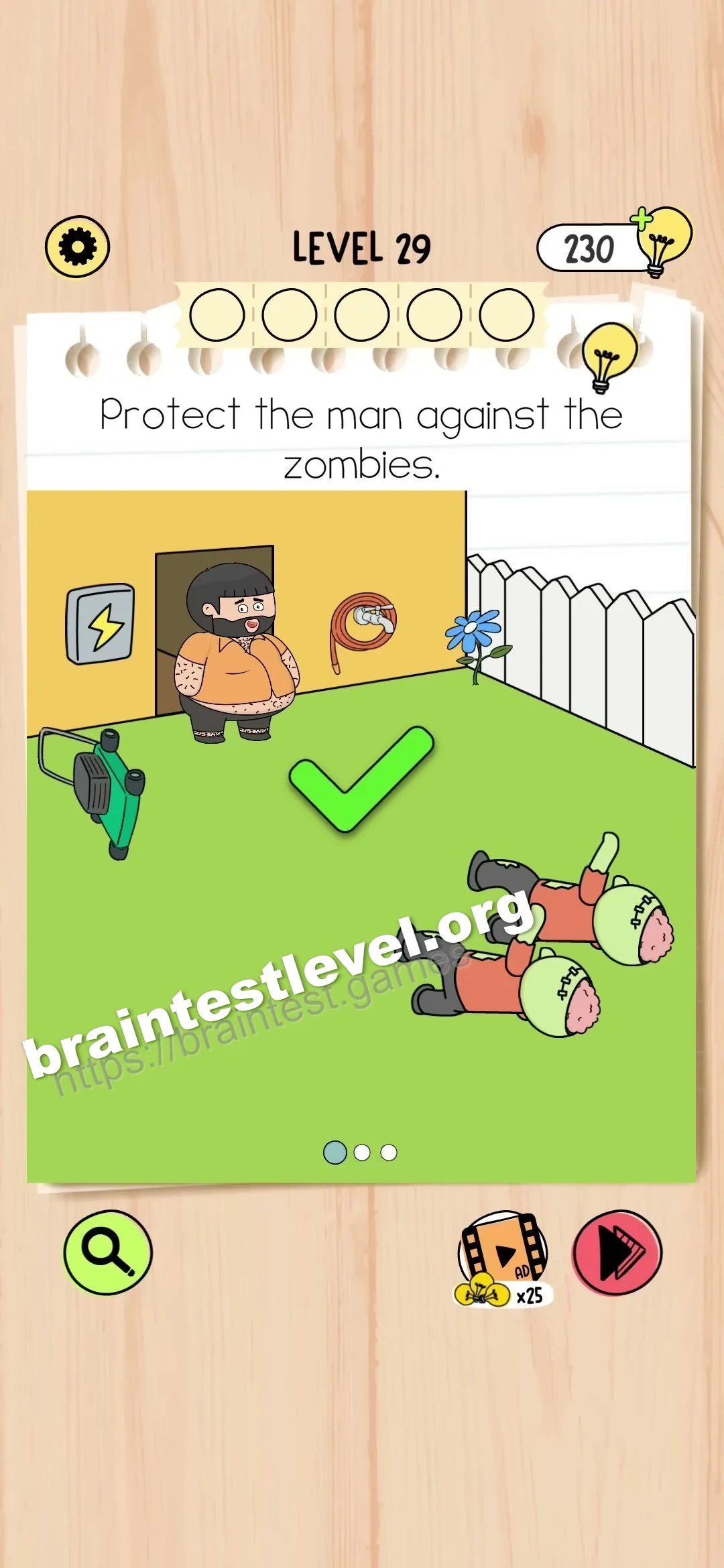 Brain Test 5 Level 29 scene 1 step 2