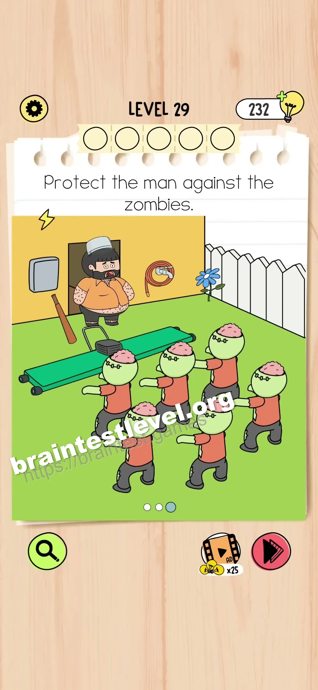 Brain Test 5 Level 29 scene 3 step 1