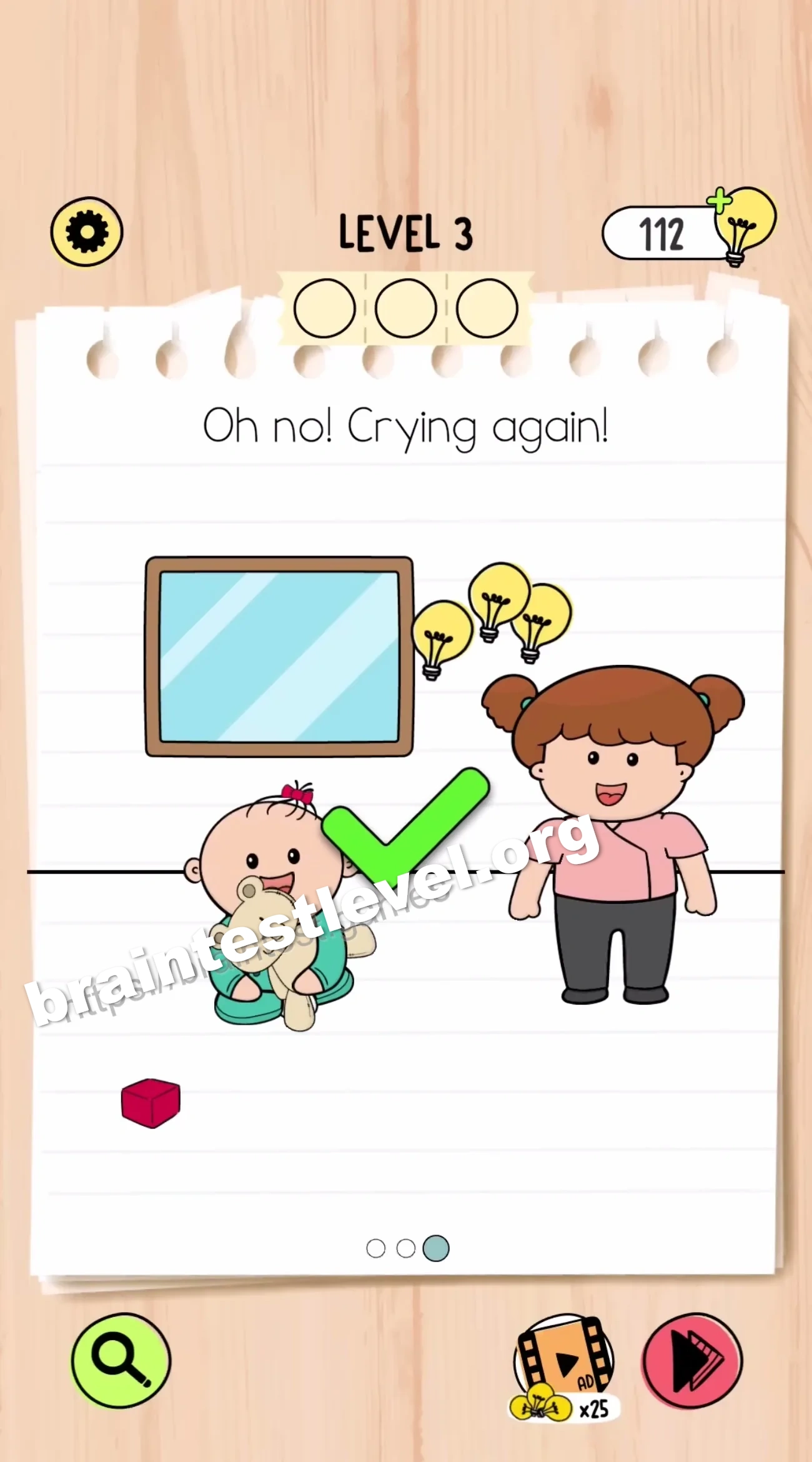 Brain Test 5 Level 3 scene 3 step 2