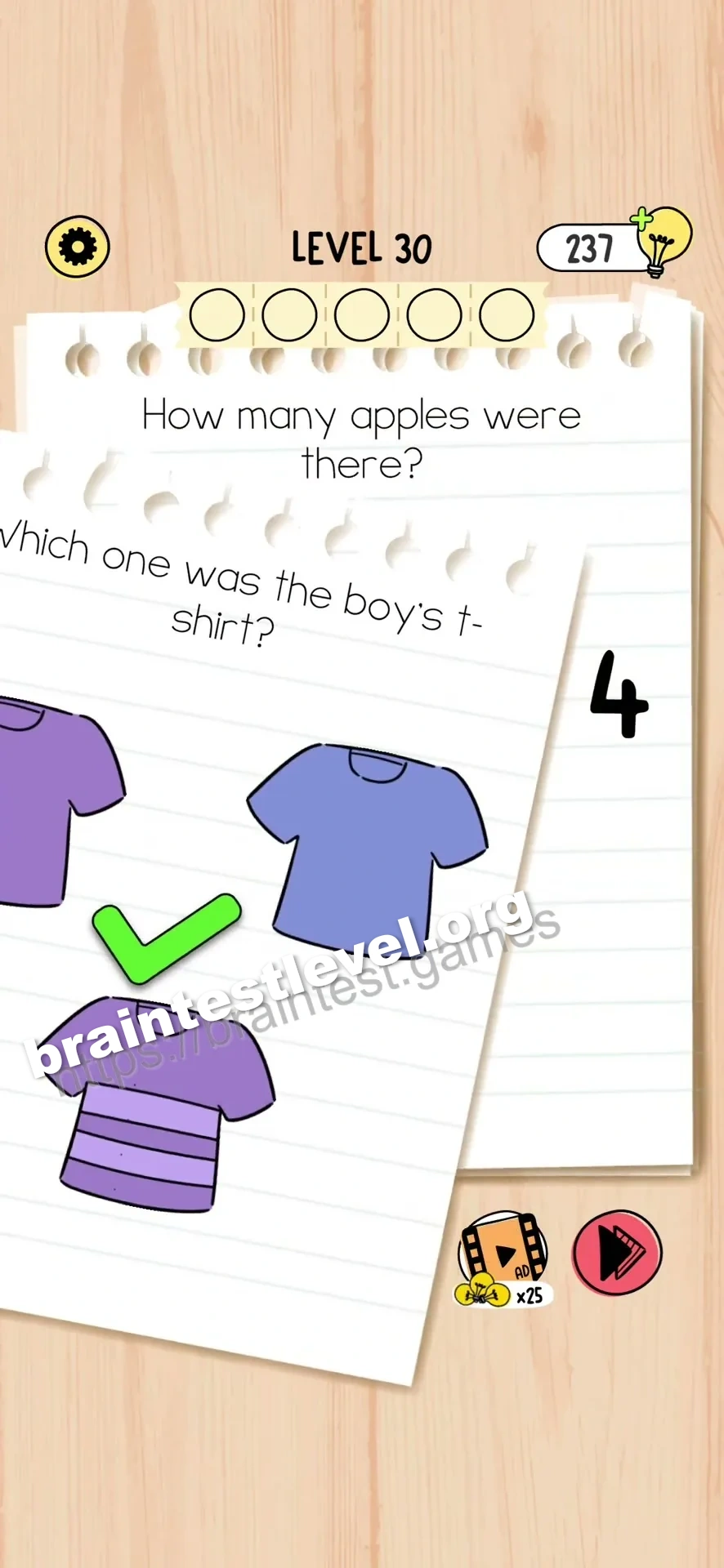 Brain Test 5 Level 30 scene 2 step 2