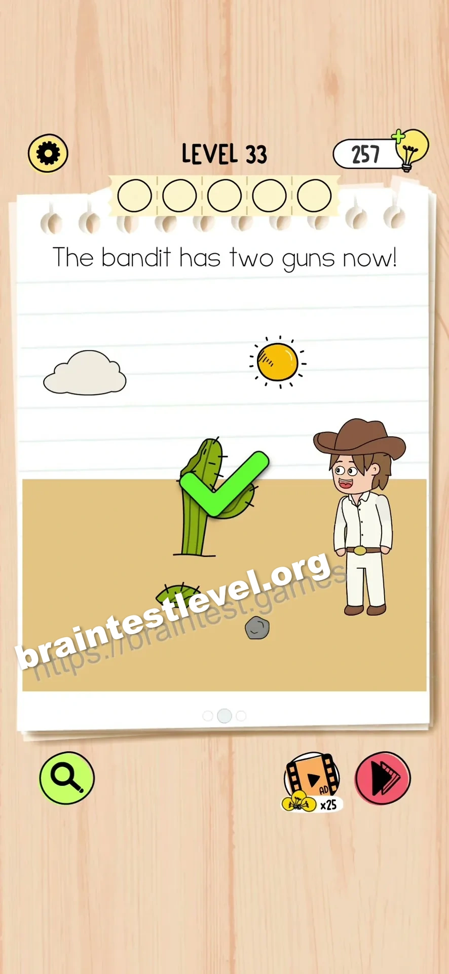 Brain Test 5 Level 33 scene 2 step 2