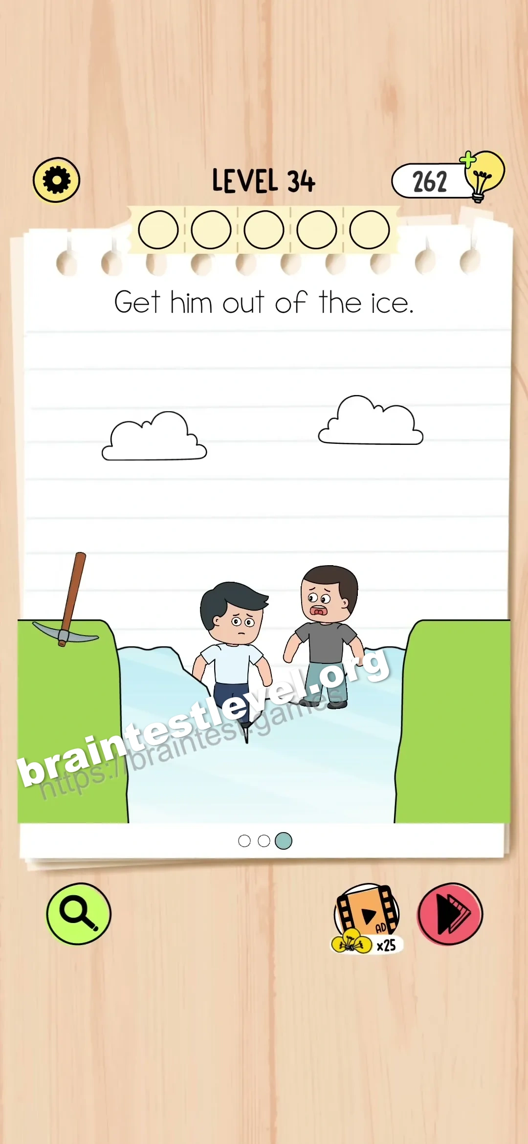 Brain Test 5 Level 34 scene 3 step 1