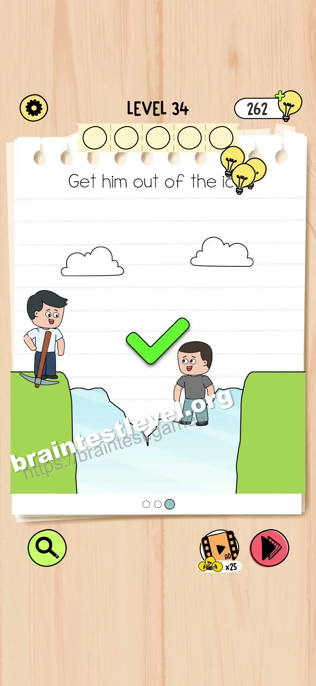 Brain Test 5 Level 34 scene 3 step 2