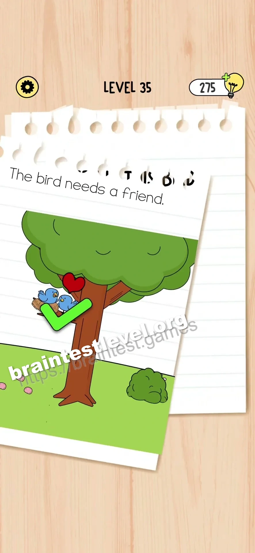 Brain Test 5 Level 35 scene 5 step 1