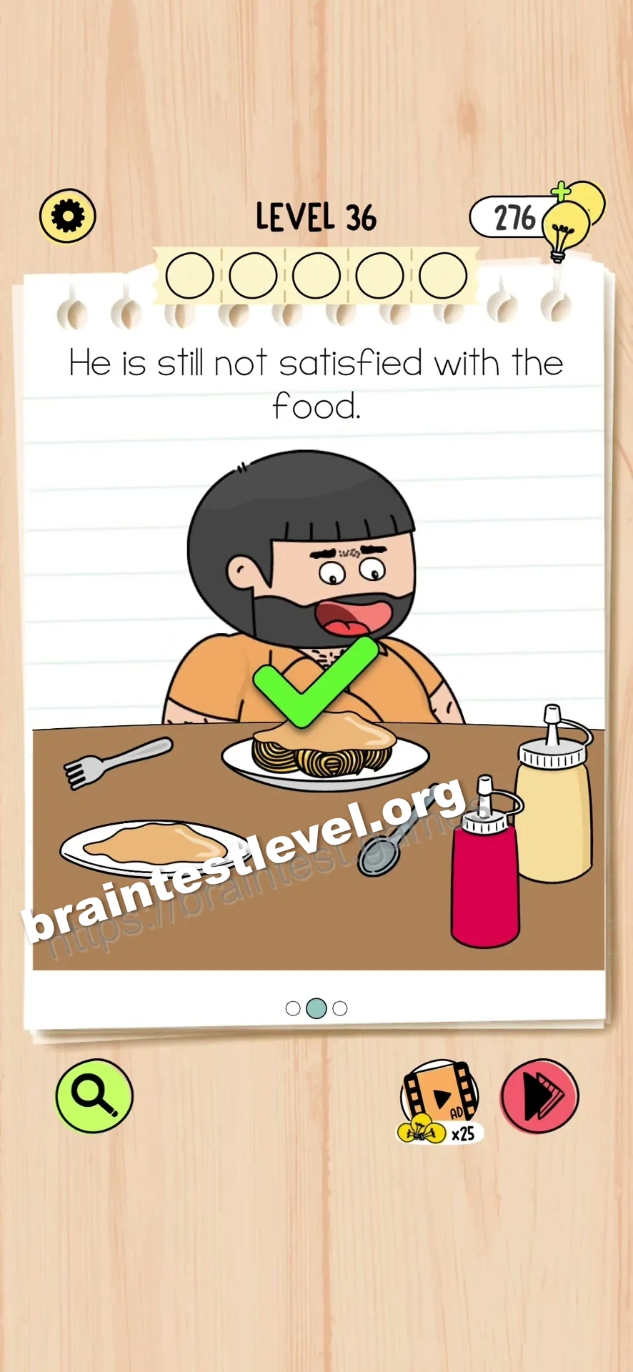 Brain Test 5 Level 36 scene 2 step 2