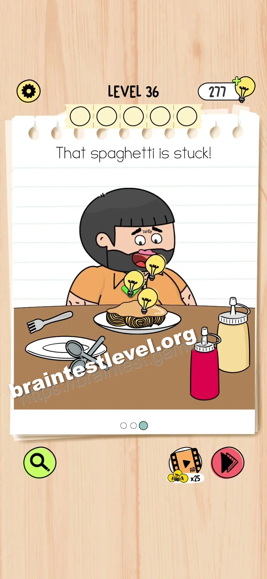 Brain Test 5 Level 36 scene 3 step 1